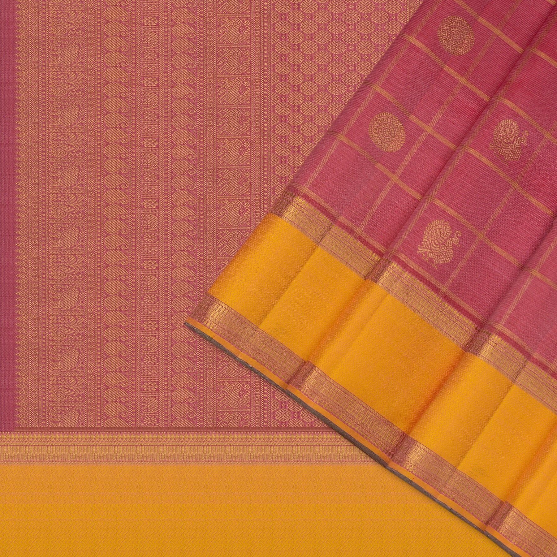 Kanakavalli Kanjivaram Silk Sari 25-110-HS001-04465 - Cover View