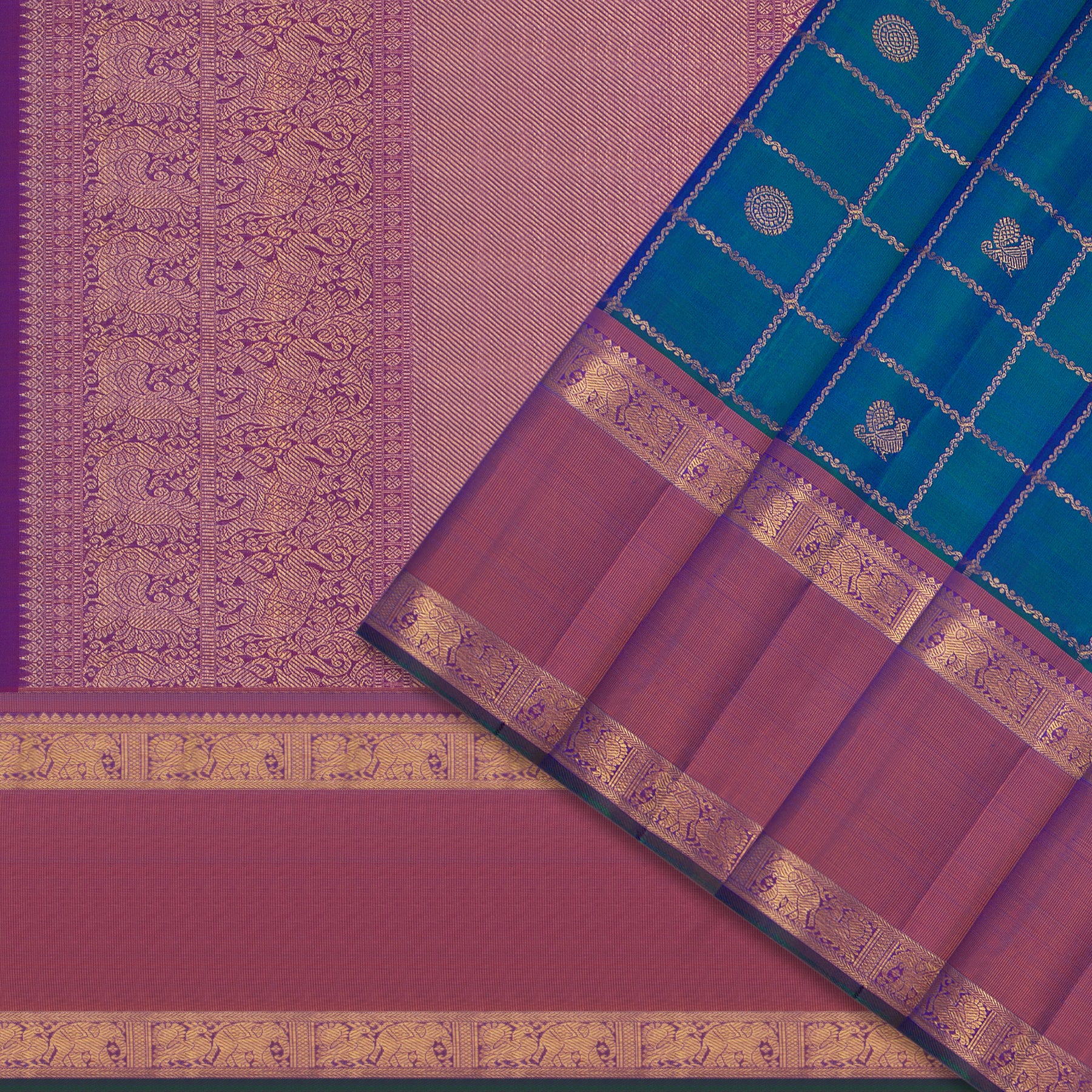 Kanakavalli Kanjivaram Silk Sari 25-110-HS001-04471 - Cover View