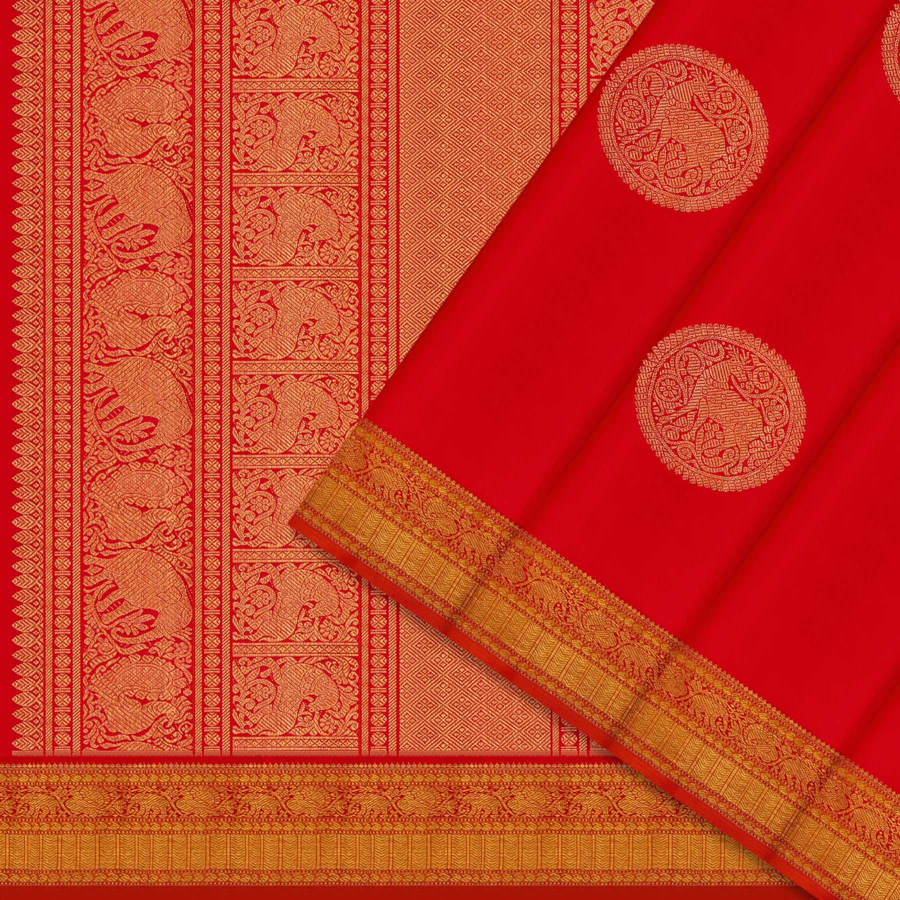 Kanakavalli Kanjivaram Silk Sari 25-110-HS001-04482 - Cover View