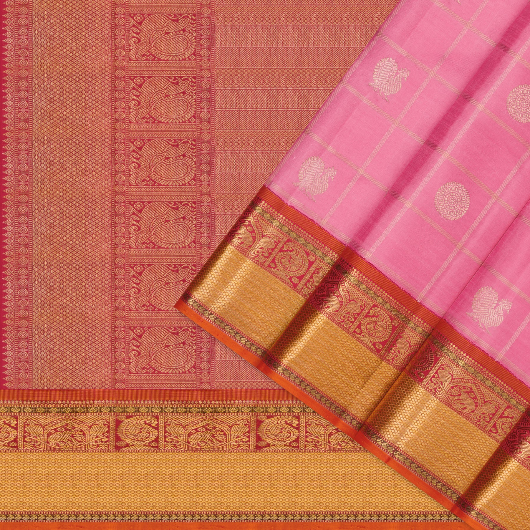 Kanakavalli Kanjivaram Silk Sari 25-110-HS001-05557 - Cover View