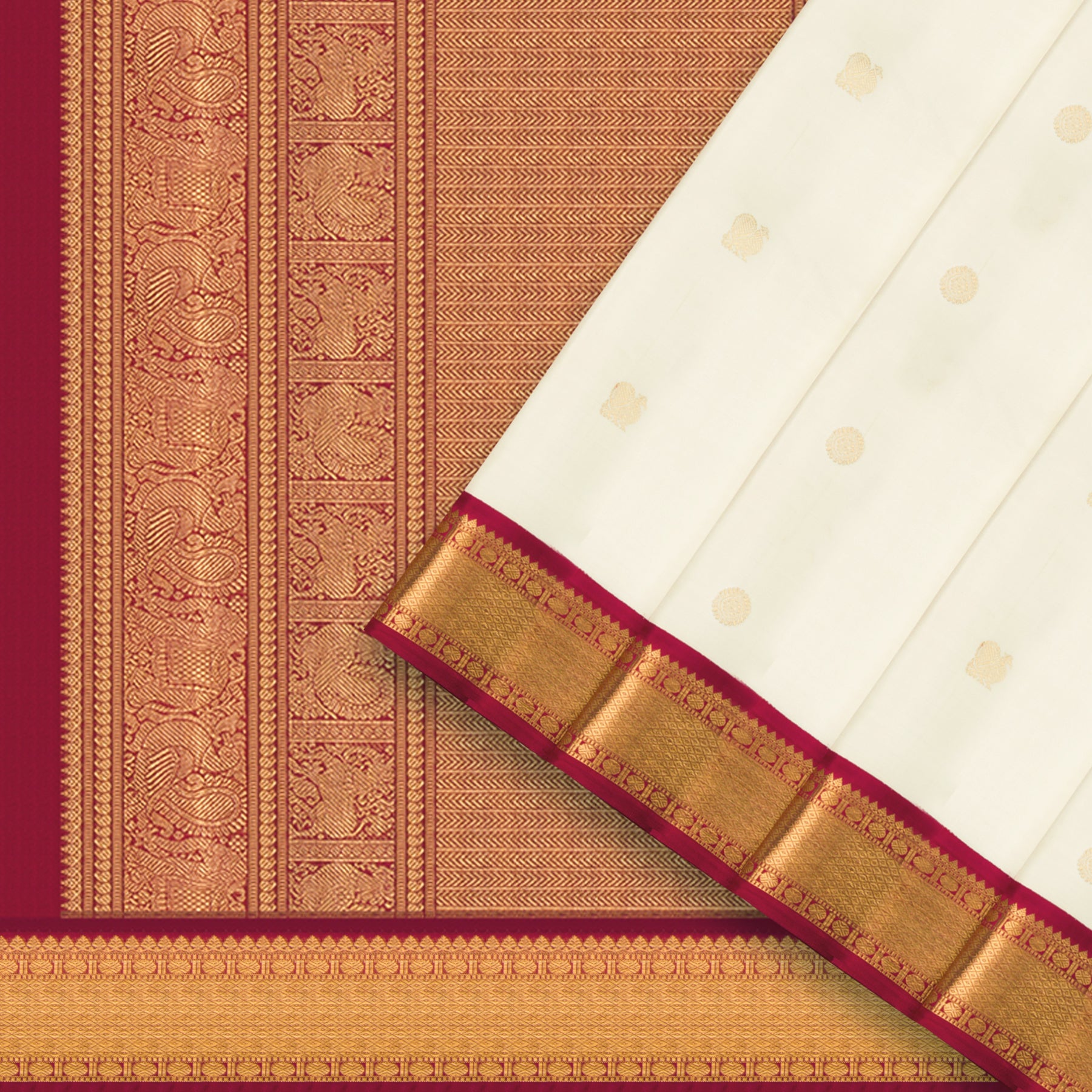 Kanakavalli Kanjivaram Silk Sari 25-110-HS001-05566 - Cover View