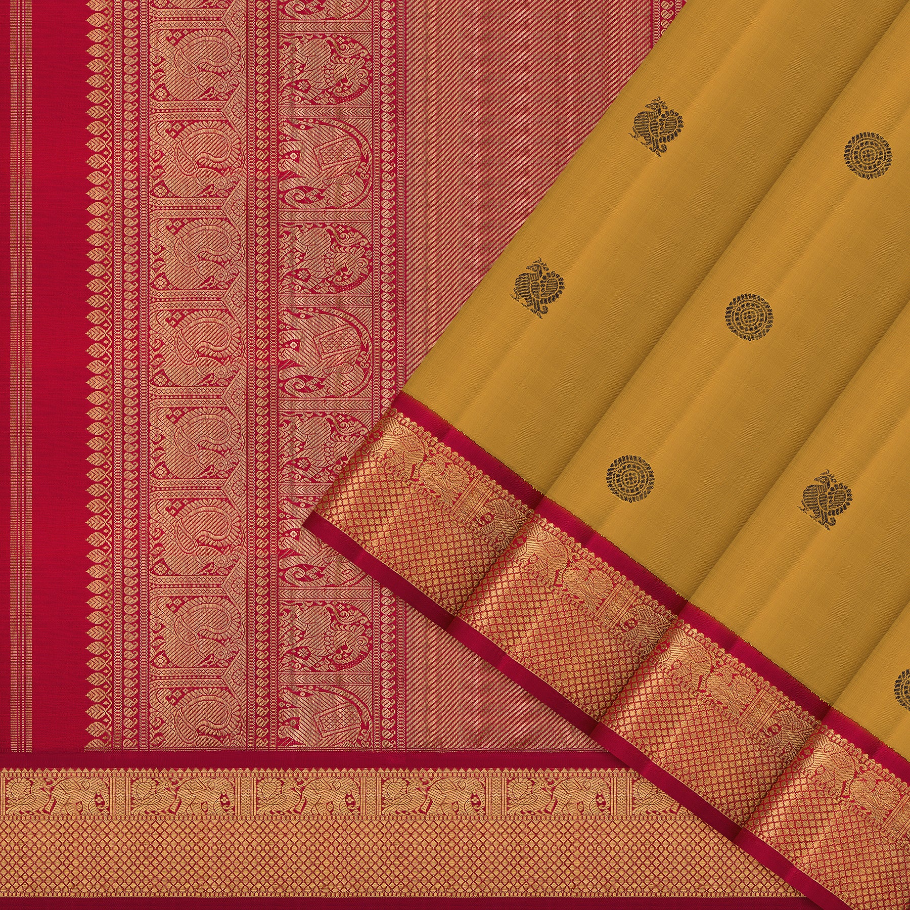 Kanakavalli Kanjivaram Silk Sari 25-110-HS001-05568 - Cover View