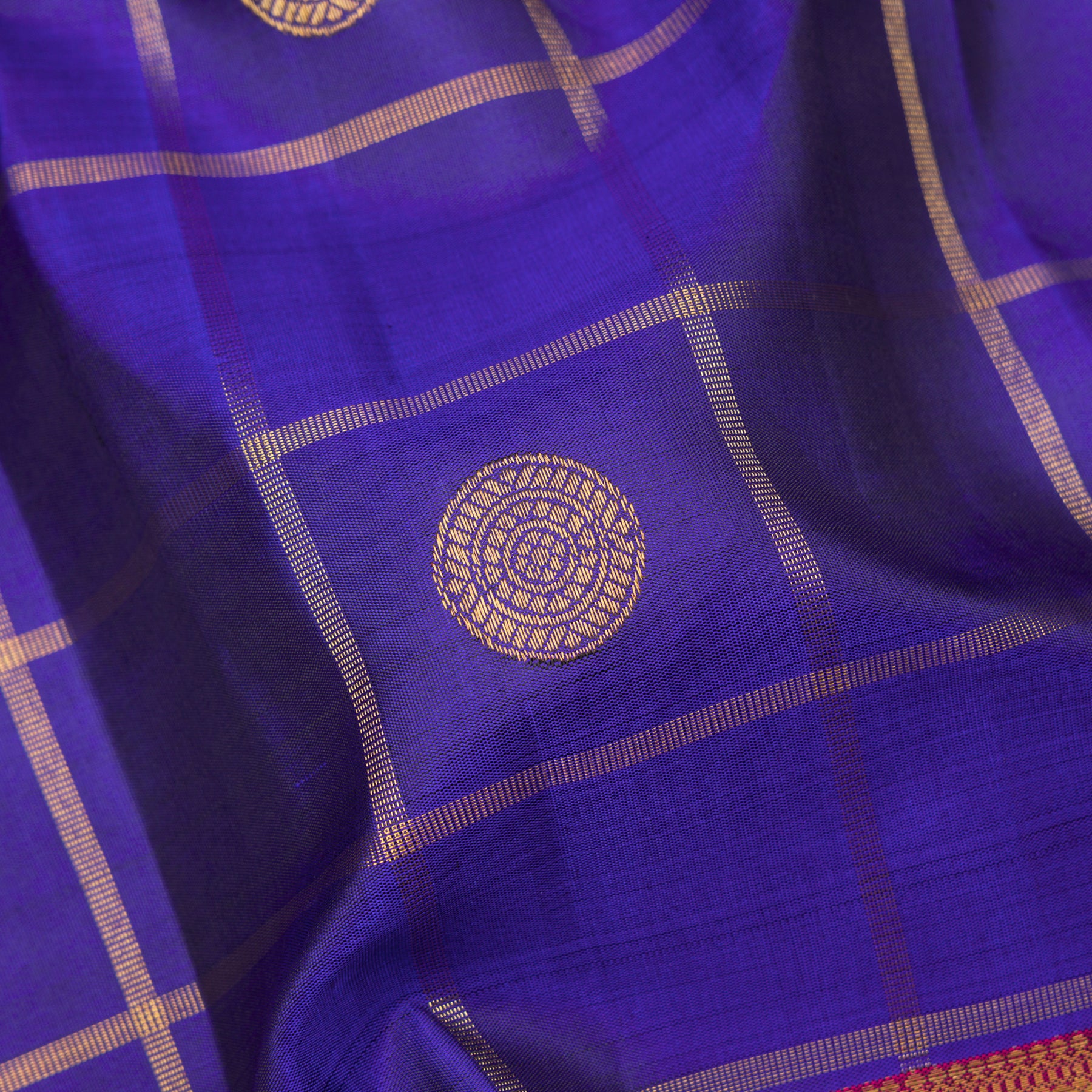 Kanakavalli Kanjivaram Silk Sari 25-110-HS001-05578 - Fabric View