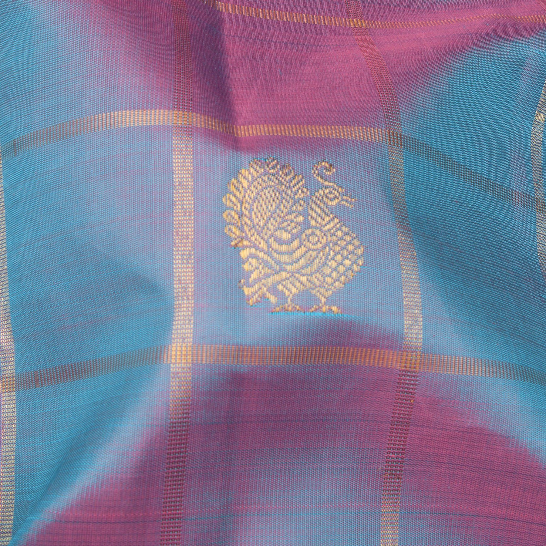 Kanakavalli Kanjivaram Silk Sari 25-110-HS001-05587 - Fabric View