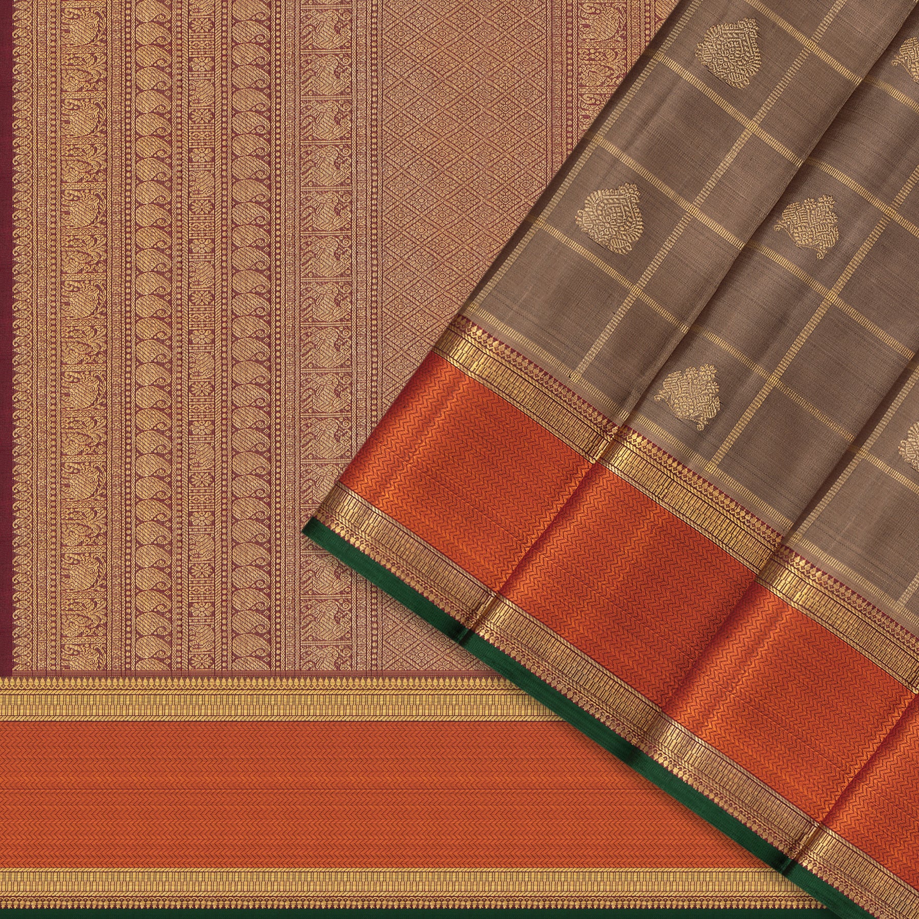 Kanakavalli Kanjivaram Silk Sari 25-110-HS001-05589 - Cover View