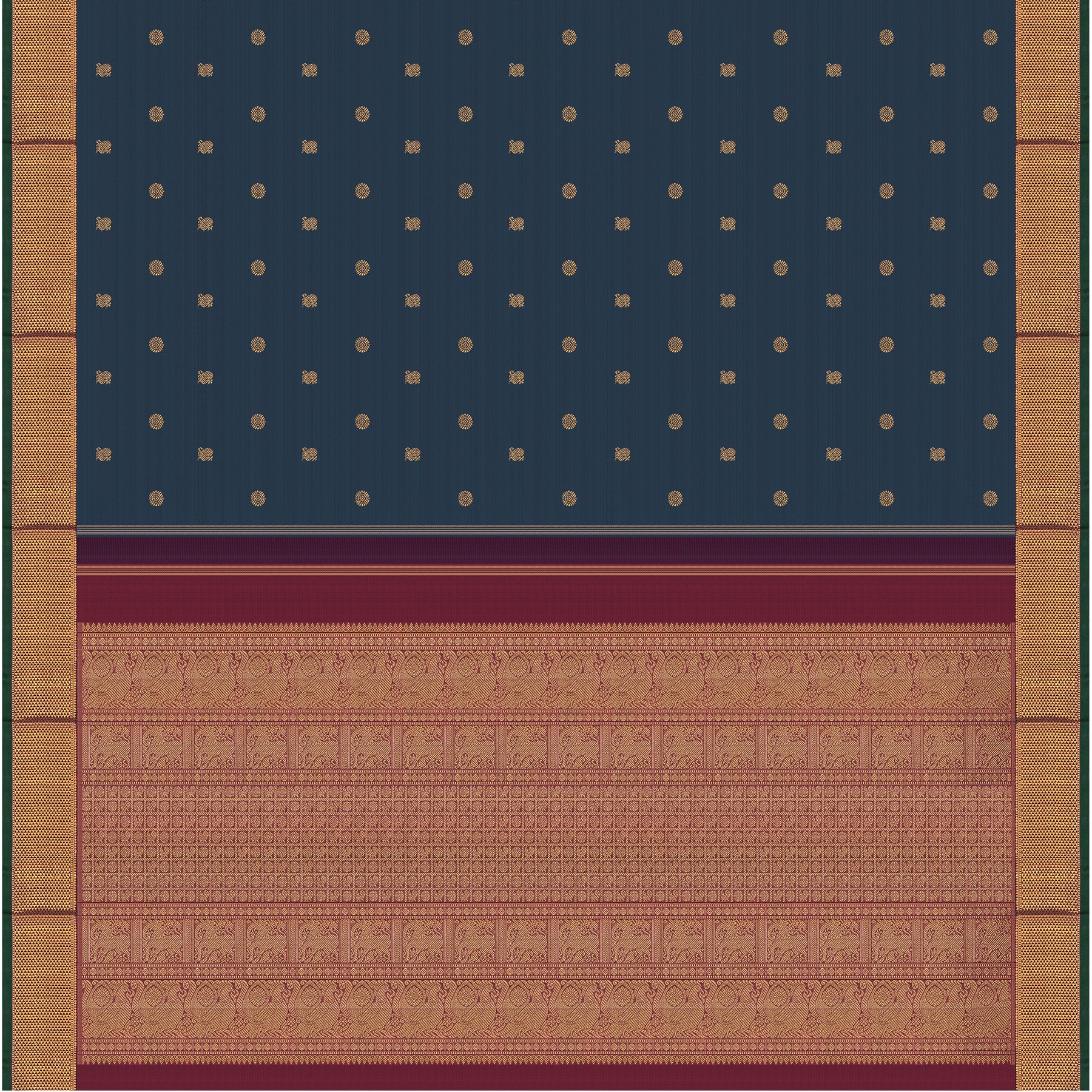 Kanakavalli Kanjivaram Silk Sari 25-110-HS001-05617 - Full View