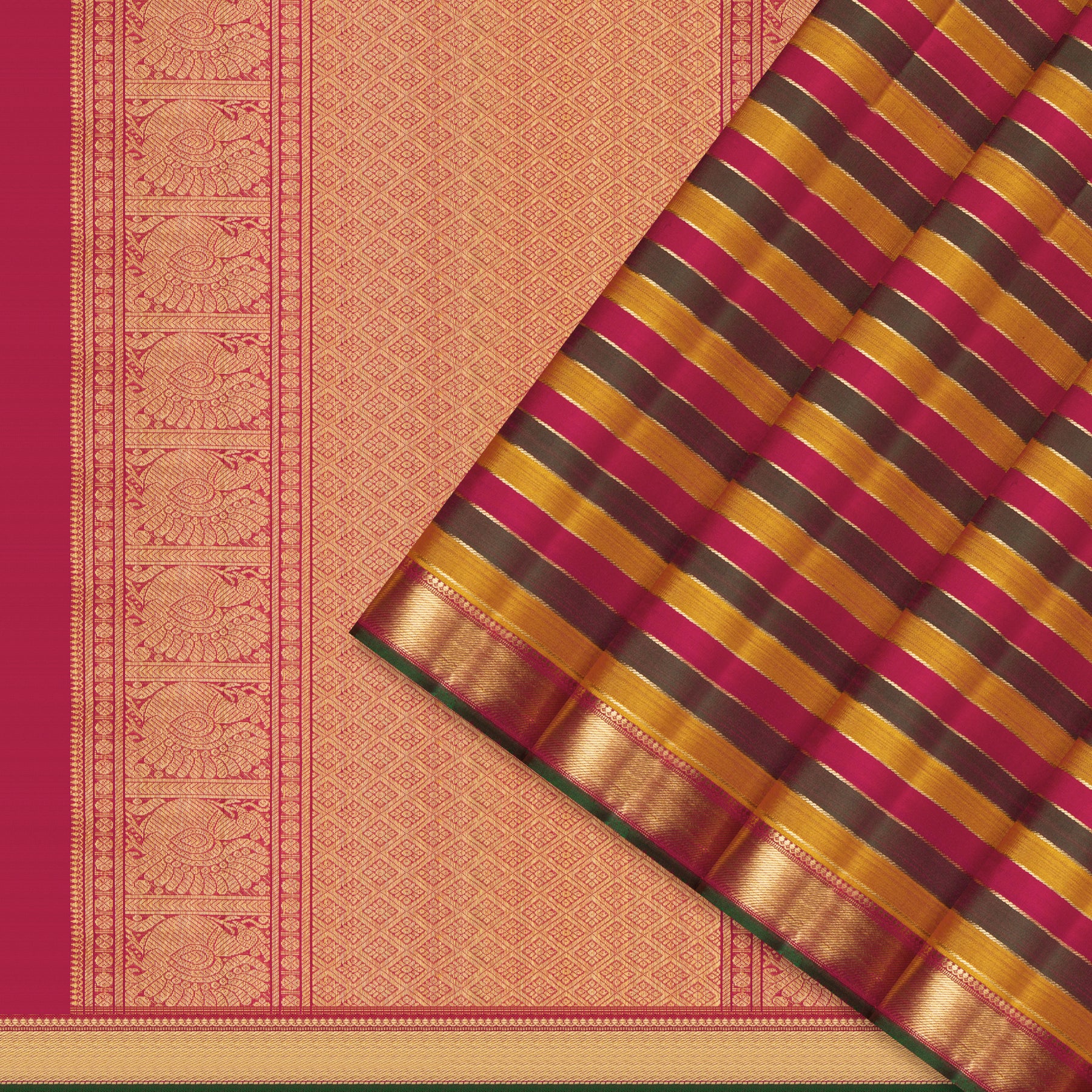 Kanakavalli Kanjivaram Silk Sari 25-110-HS001-05620 - Cover View