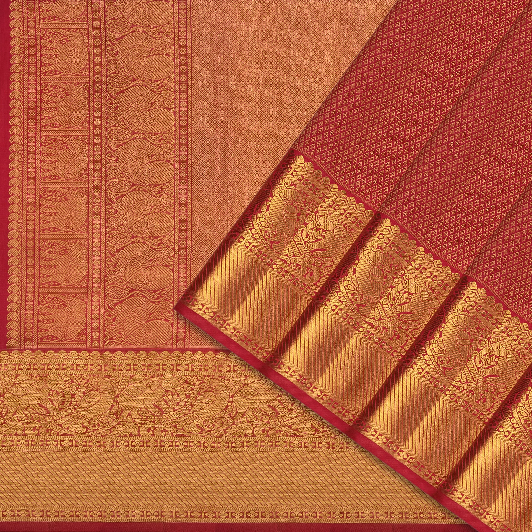 Kanakavalli Kanjivaram Silk Sari 25-110-HS001-05627 - Cover View