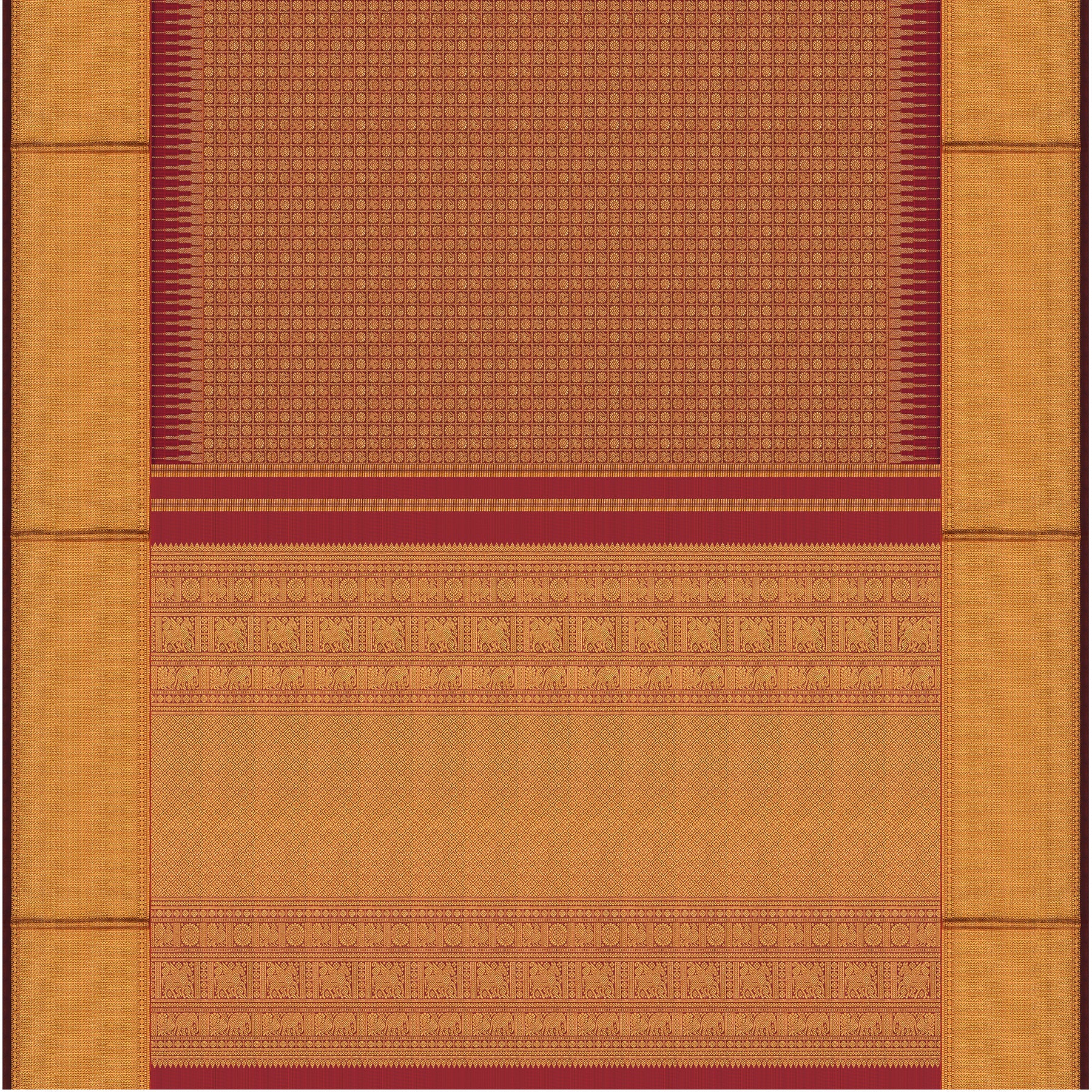 Kanakavalli Kanjivaram Silk Sari 25-110-HS001-05628 - Full View