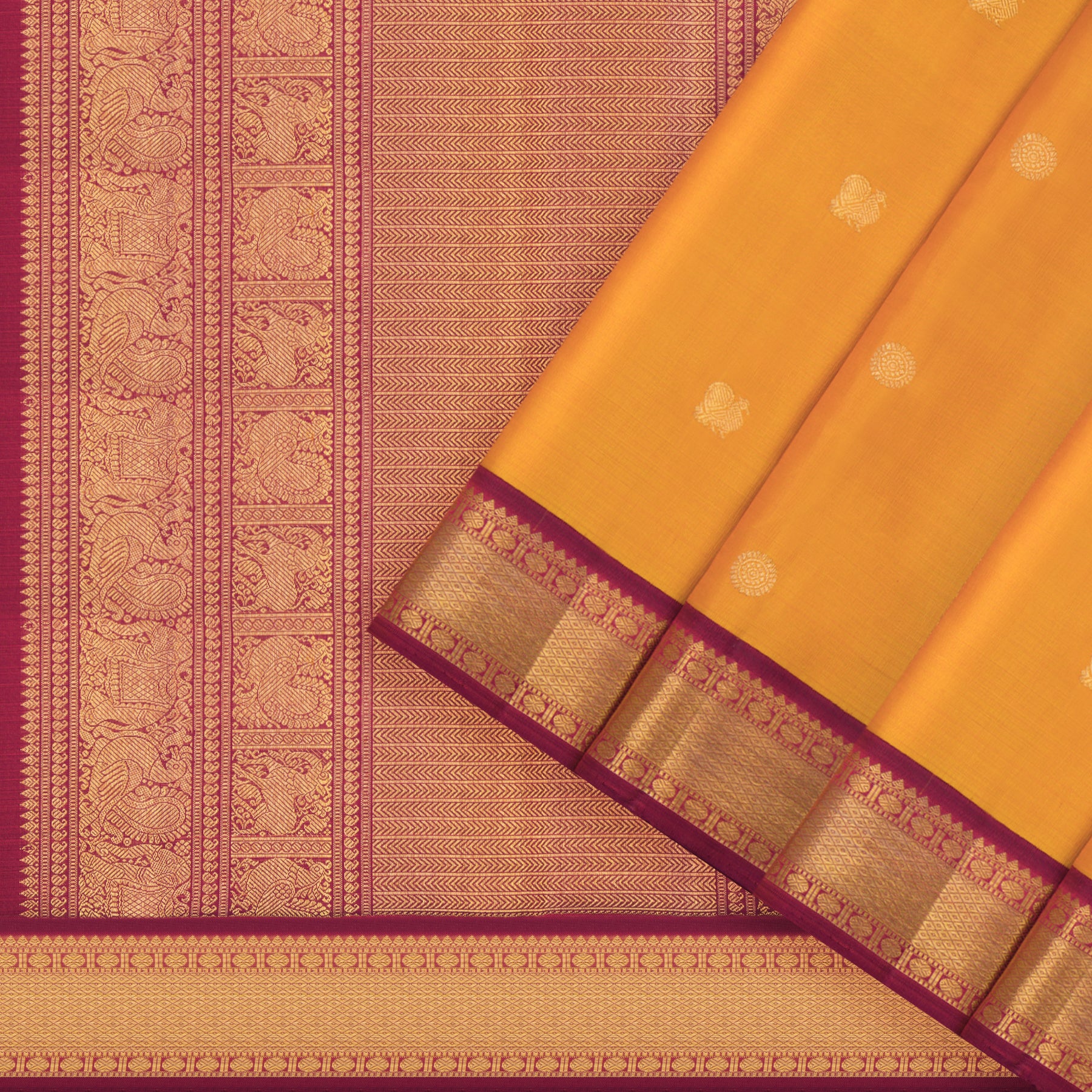 Kanakavalli Kanjivaram Silk Sari 25-110-HS001-06079 - Cover View