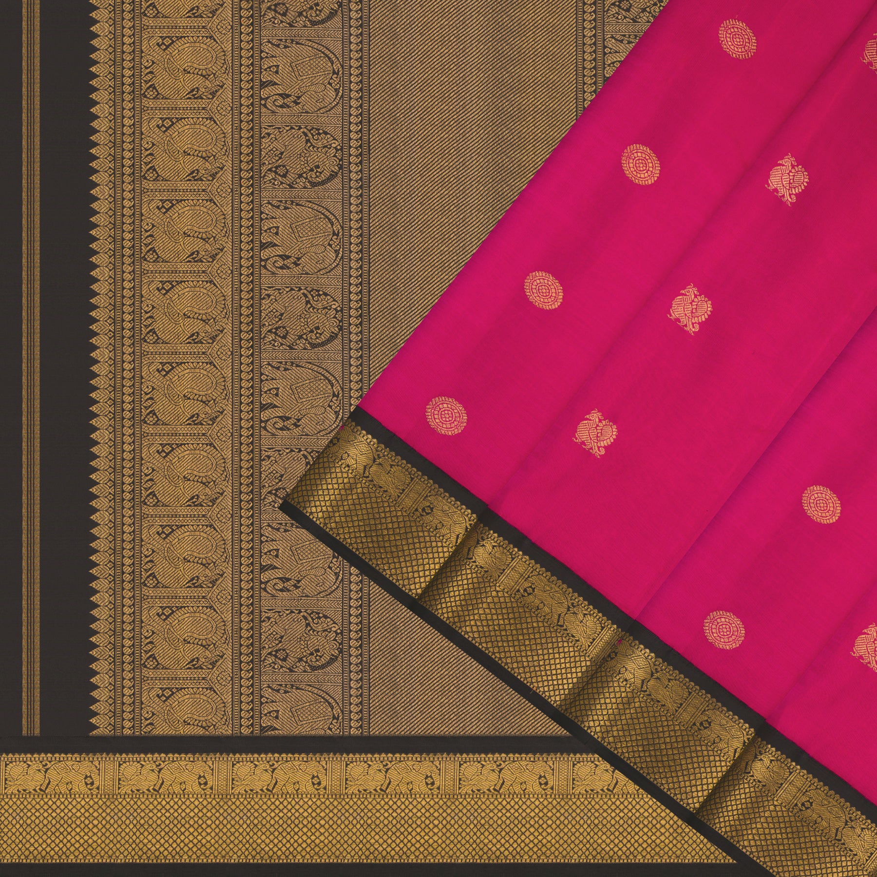 Kanakavalli Kanjivaram Silk Sari 25-110-HS001-06081 - Cover View