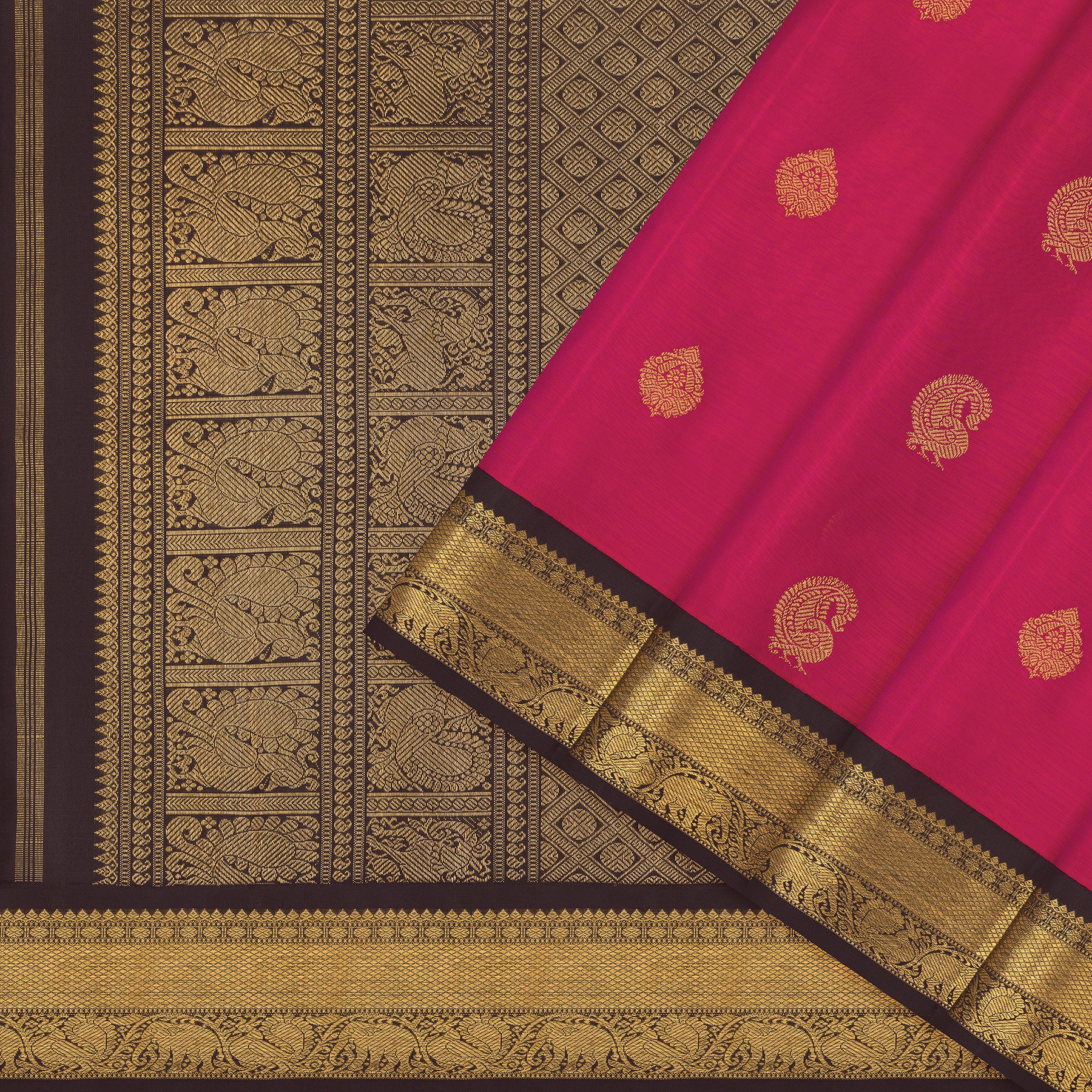 Kanakavalli Kanjivaram Silk Sari 25-110-HS001-06082 - Cover View