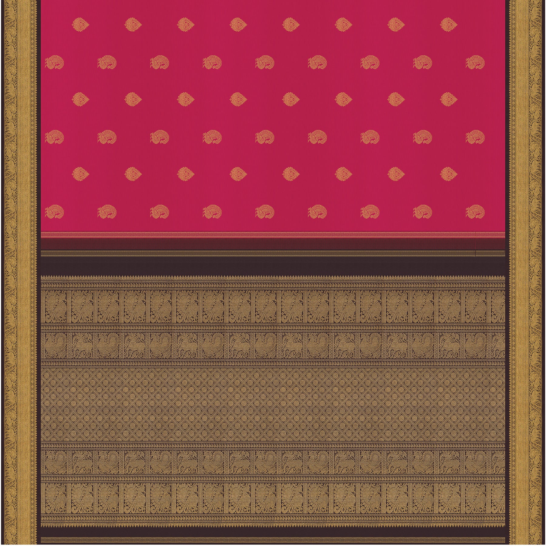 Kanakavalli Kanjivaram Silk Sari 25-110-HS001-06082 - Full View