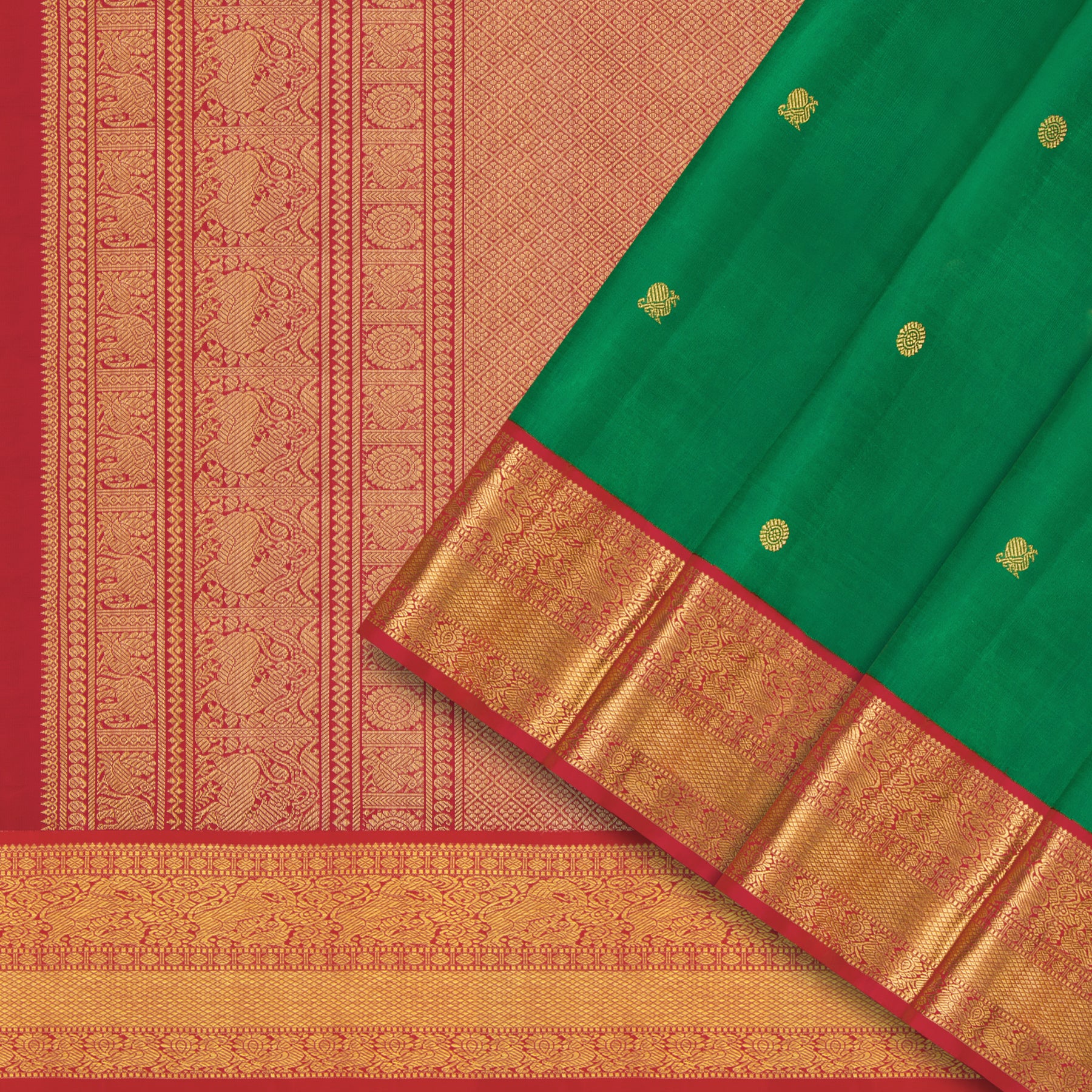 Kanakavalli Kanjivaram Silk Sari 25-110-HS001-06095 - Cover View
