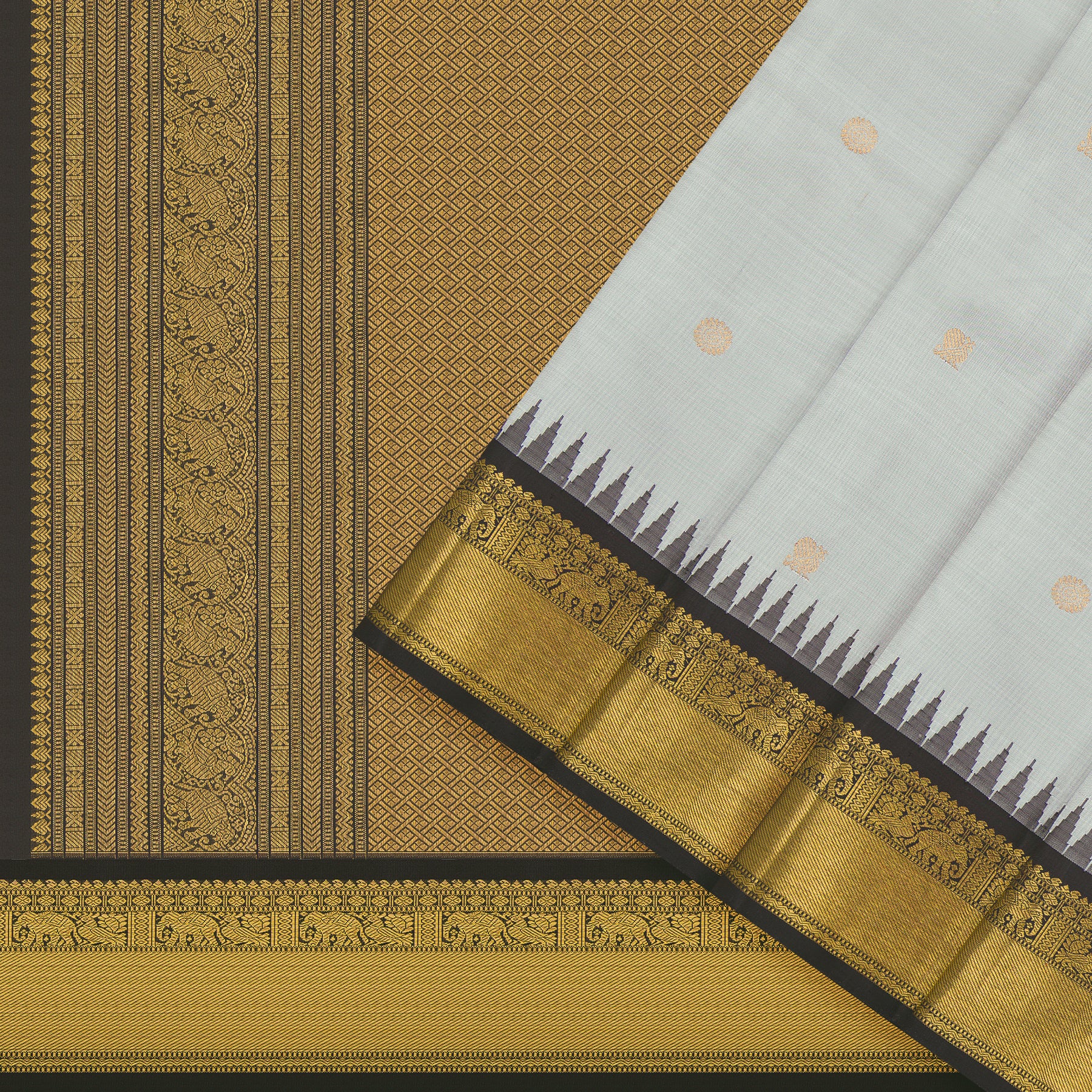 Kanakavalli Kanjivaram Silk Sari 25-110-HS001-06104 - Cover View