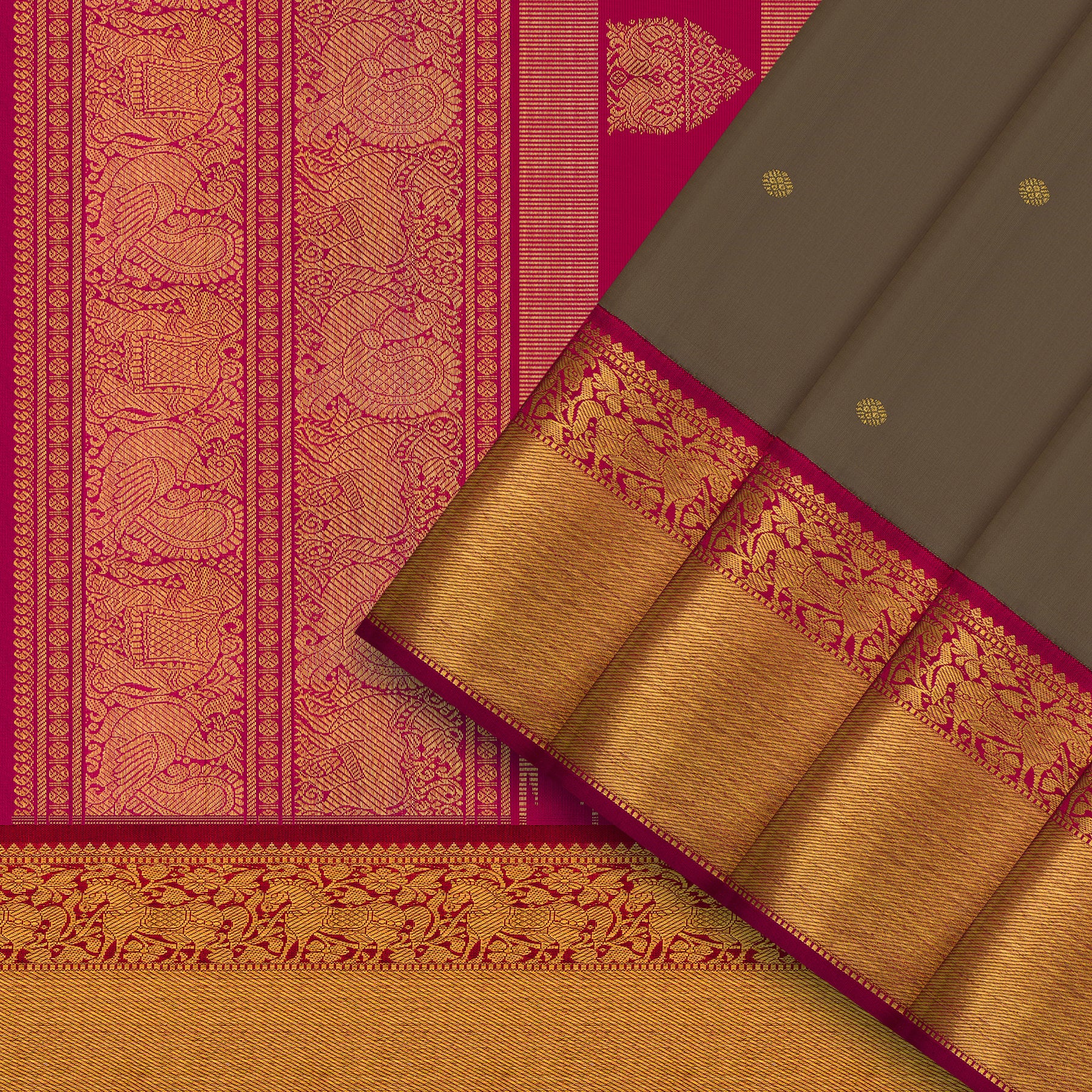 Kanakavalli Kanjivaram Silk Sari 25-110-HS001-06118 - Cover View