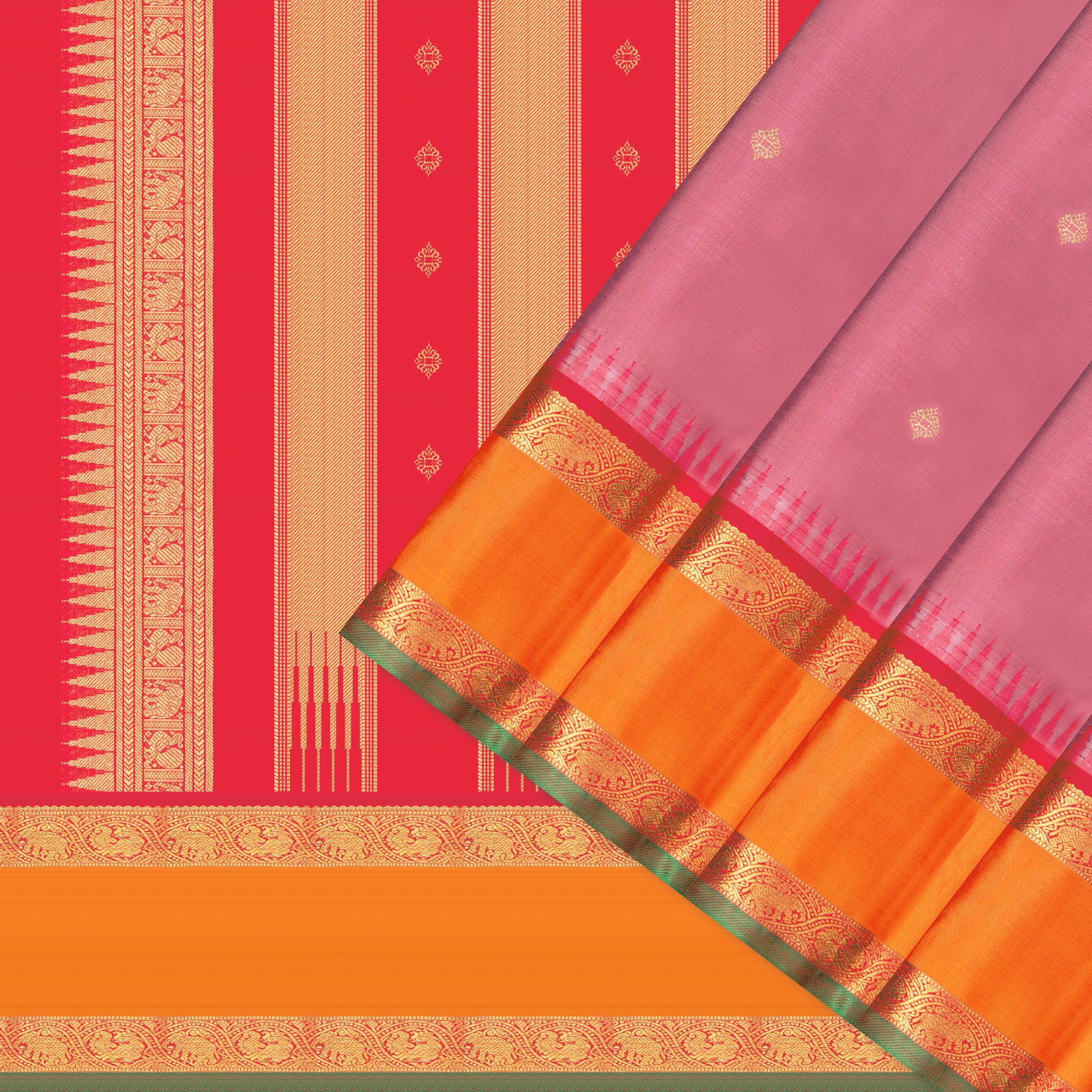 Kanakavalli Kanjivaram Silk Sari 25-110-HS001-06122 - Cover View