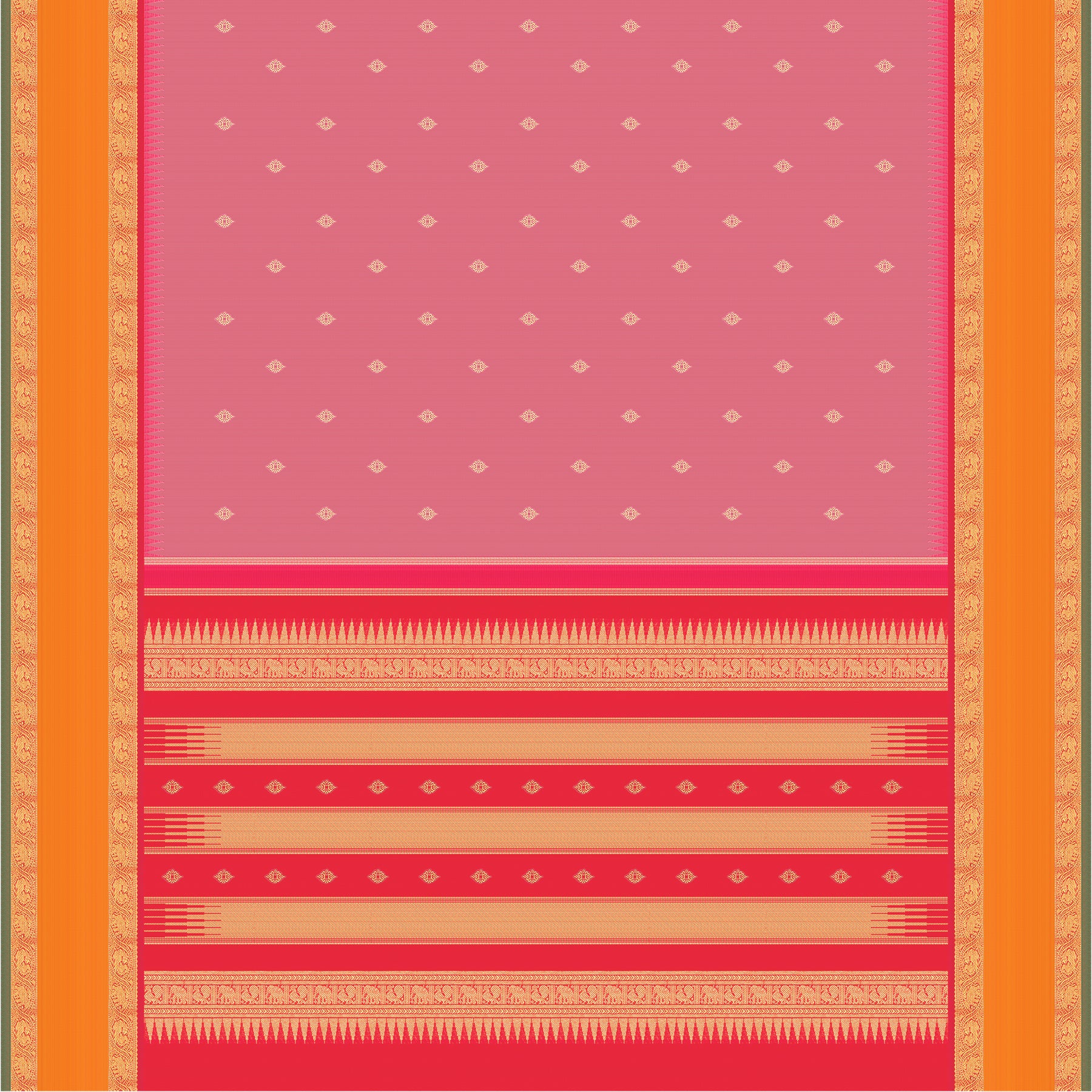 Kanakavalli Kanjivaram Silk Sari 25-110-HS001-06122 - Full View