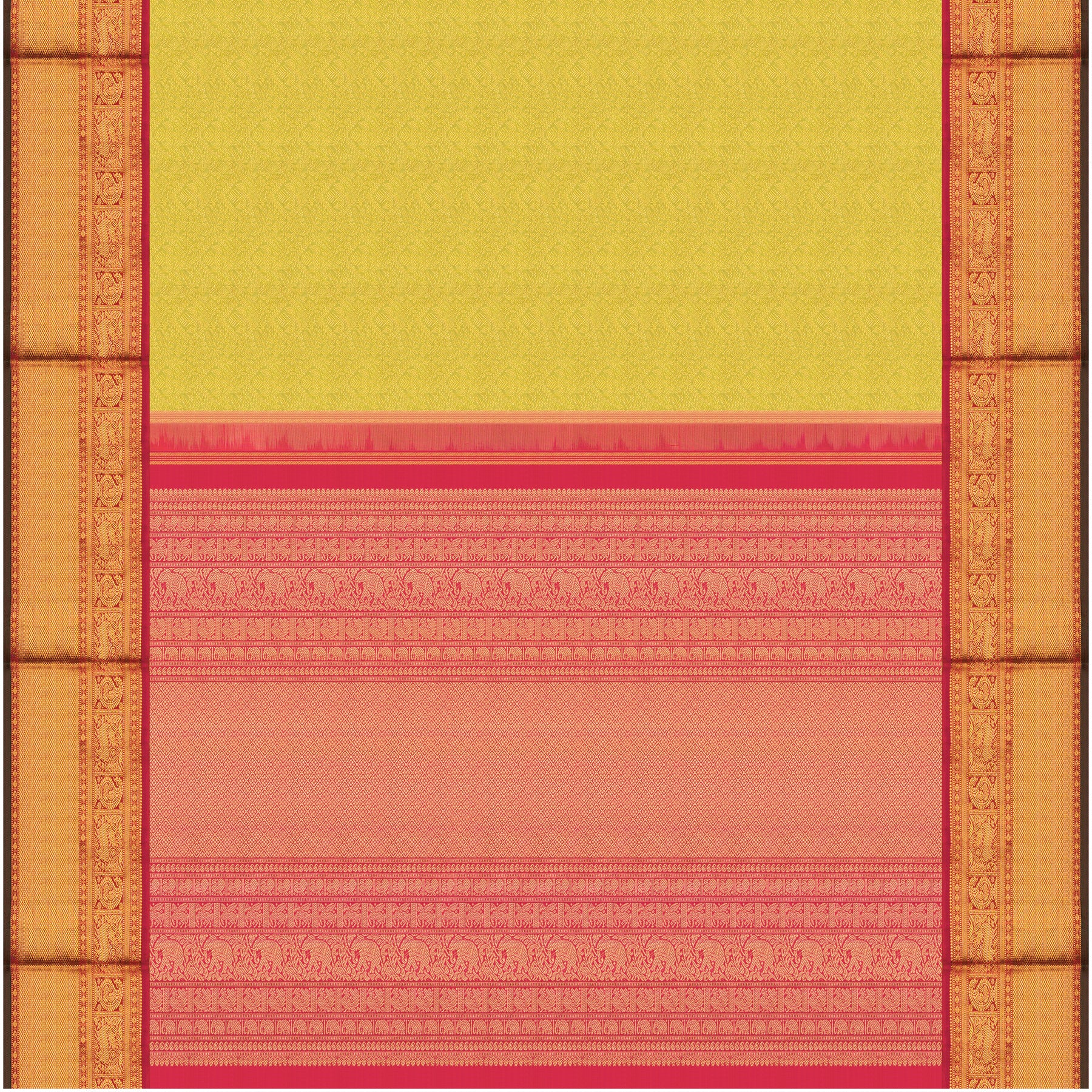 Kanakavalli Kanjivaram Silk Sari 25-110-HS001-06135 - Full View