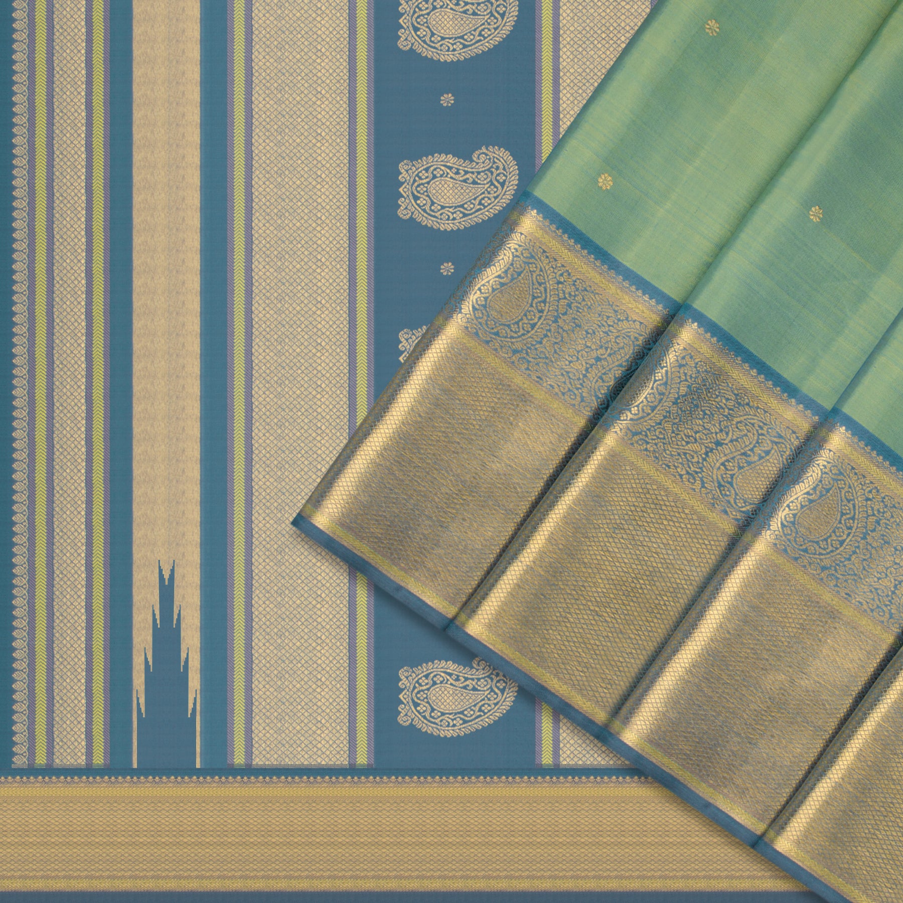 Kanakavalli Kanjivaram Silk Sari 25-110-HS001-06185 - Cover View