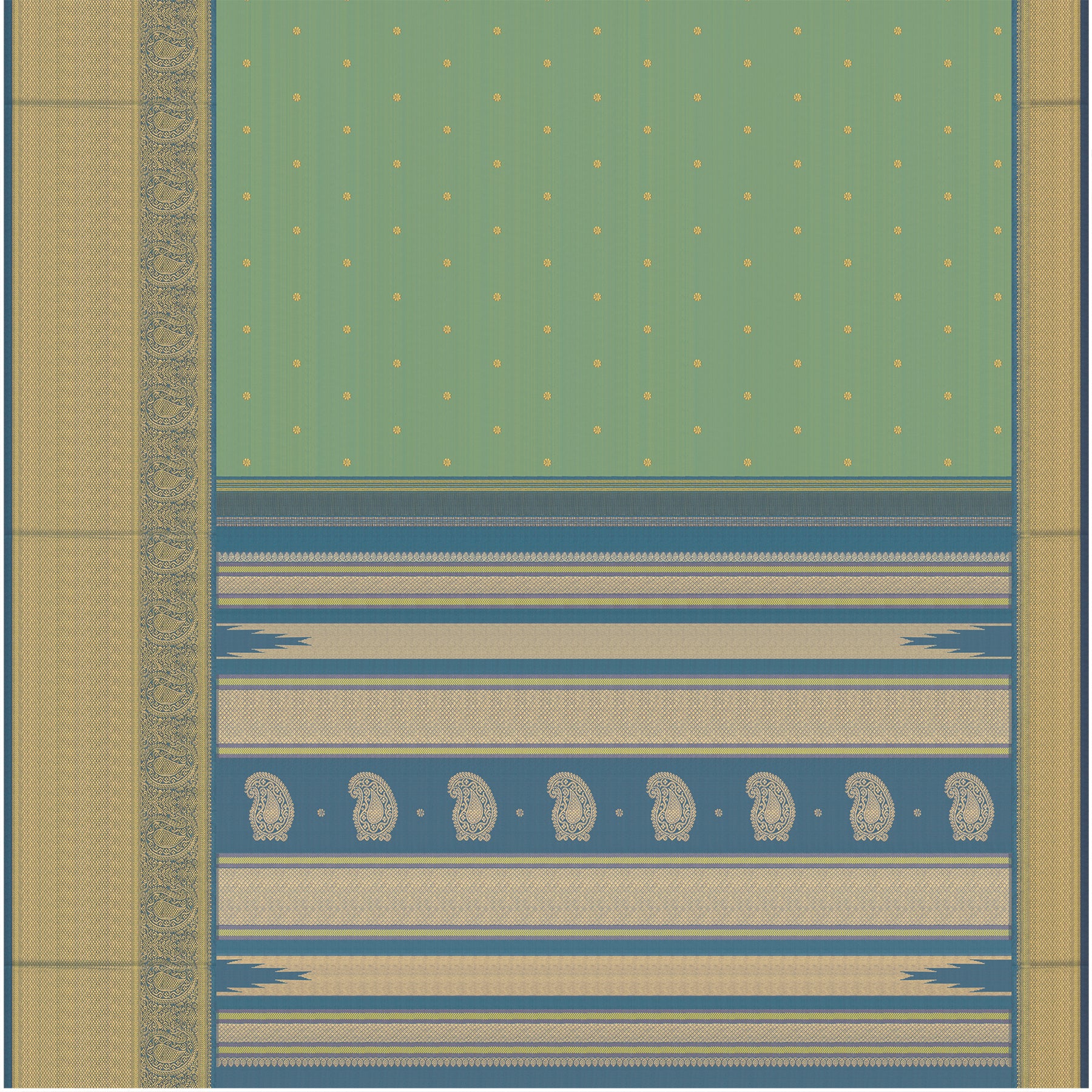 Kanakavalli Kanjivaram Silk Sari 25-110-HS001-06185 - Full View