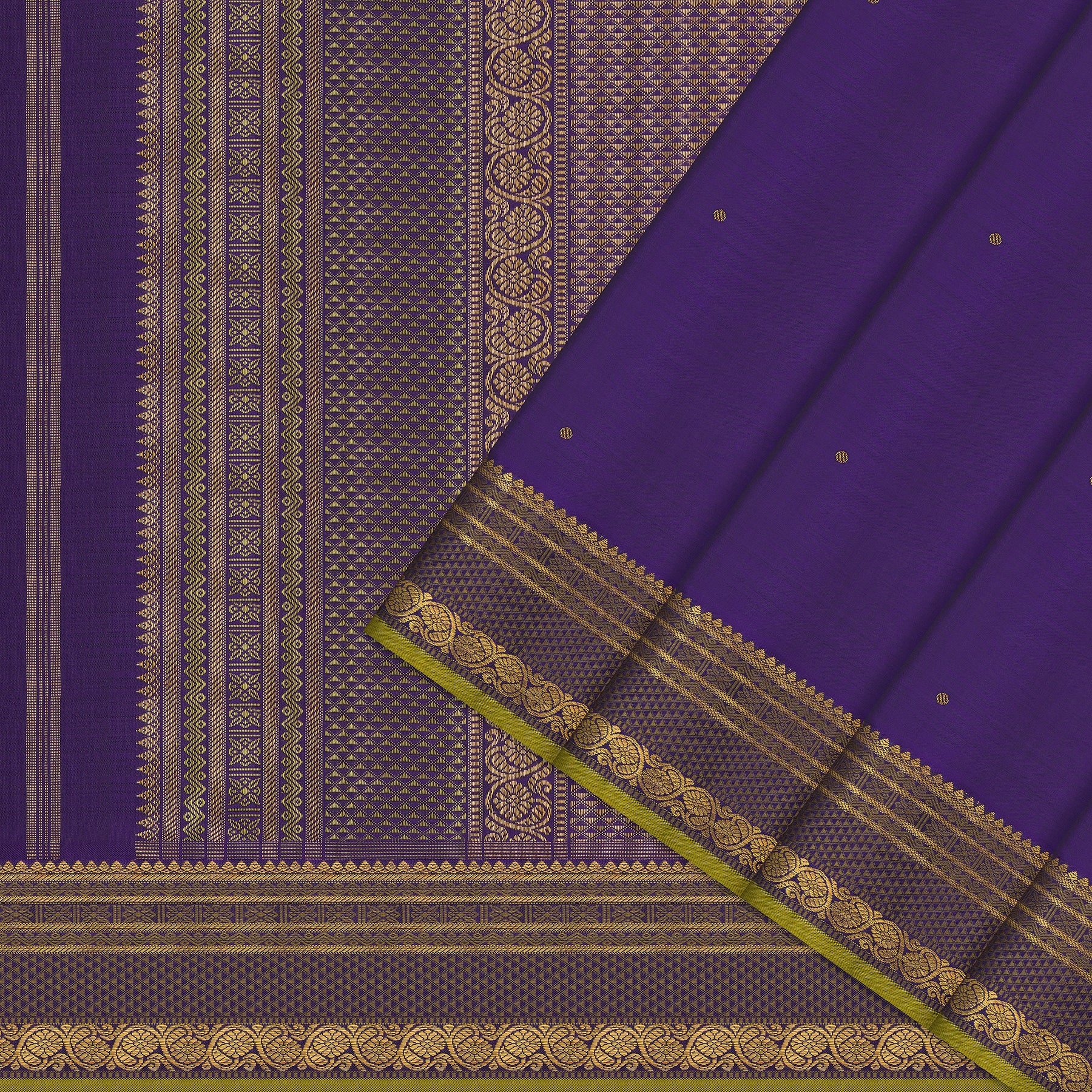 Kanakavalli Kanjivaram Silk Sari 25-110-HS001-06203 - Cover View