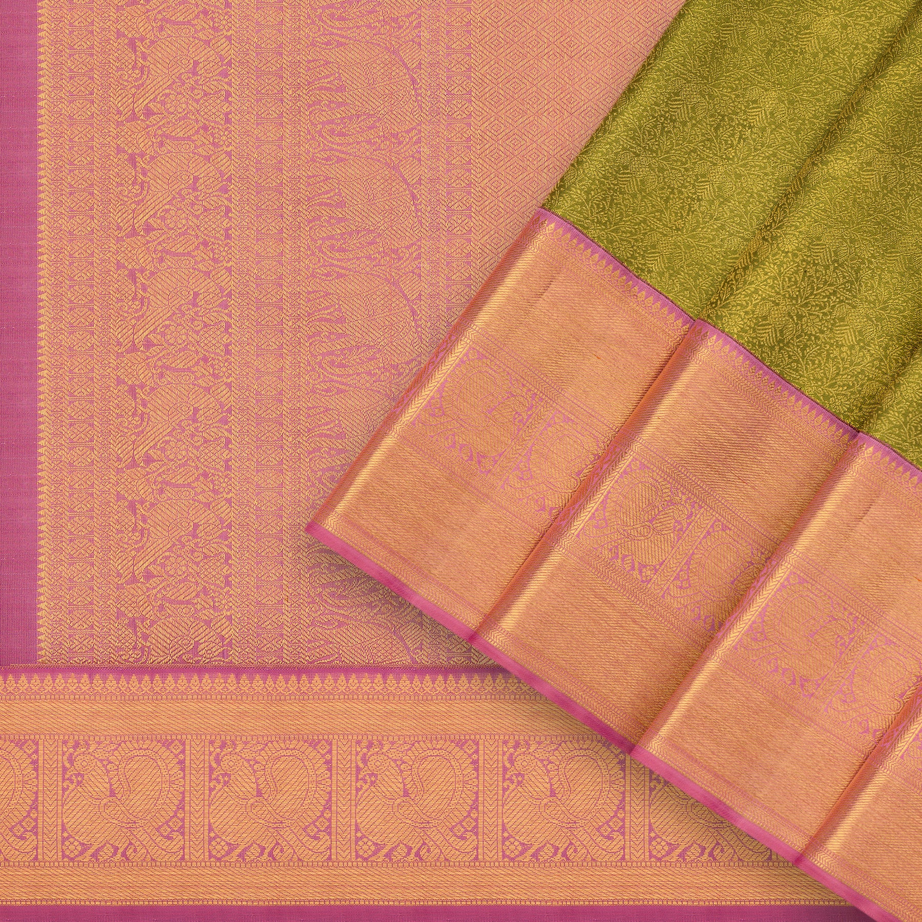 Kanakavalli Kanjivaram Silk Sari 25-110-HS001-06219 - Cover View