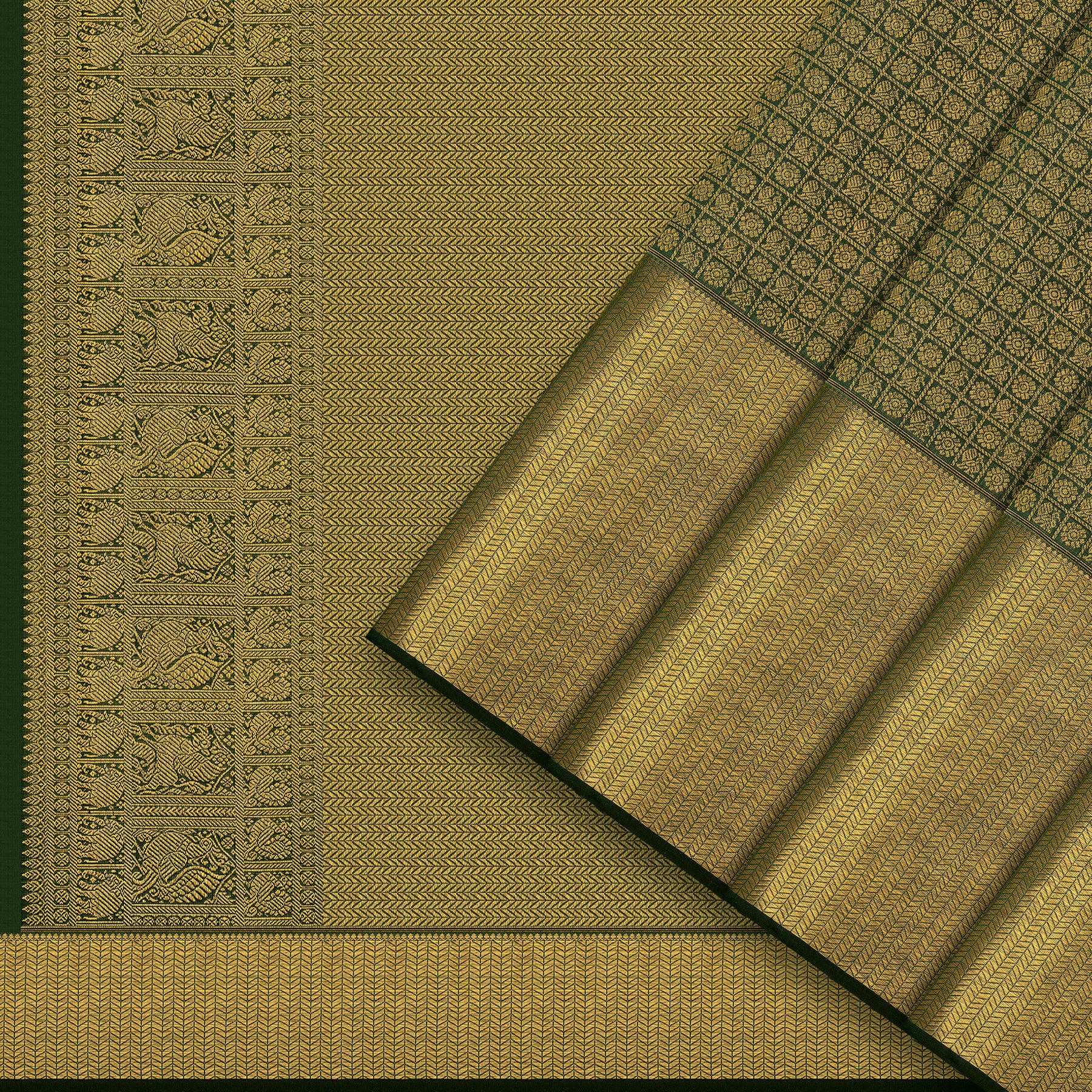 Kanakavalli Kanjivaram Silk Sari 25-110-HS001-06223 - Cover View