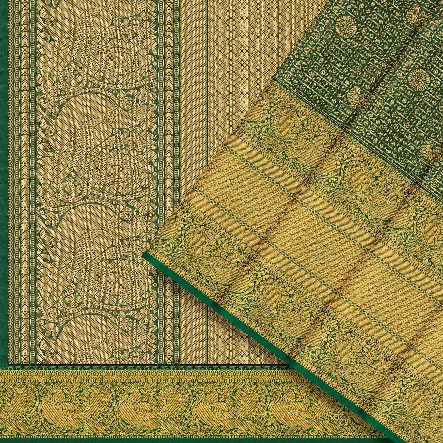 Kanakavalli Kanjivaram Silk Sari 25-110-HS001-06238 - Cover View