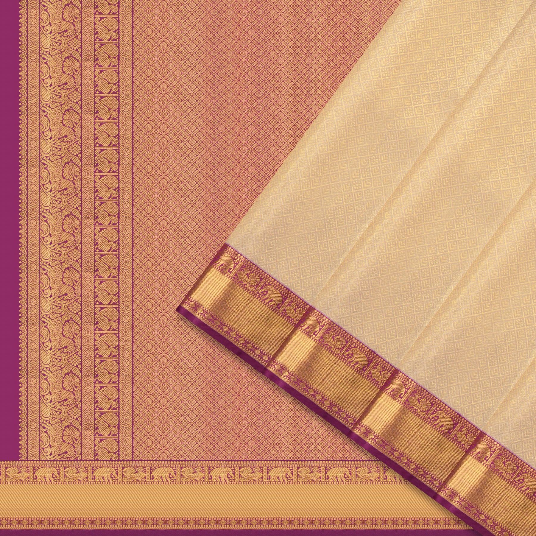 Kanakavalli Kanjivaram Silk Sari 25-110-HS001-06251 - Cover View