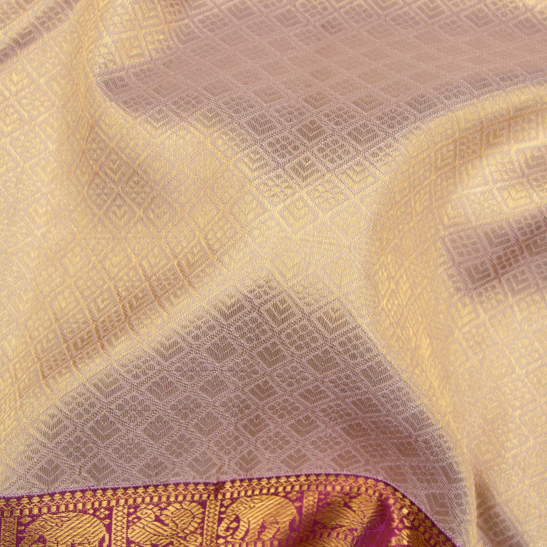 Kanakavalli Kanjivaram Silk Sari 25-110-HS001-06251 - Fabric View