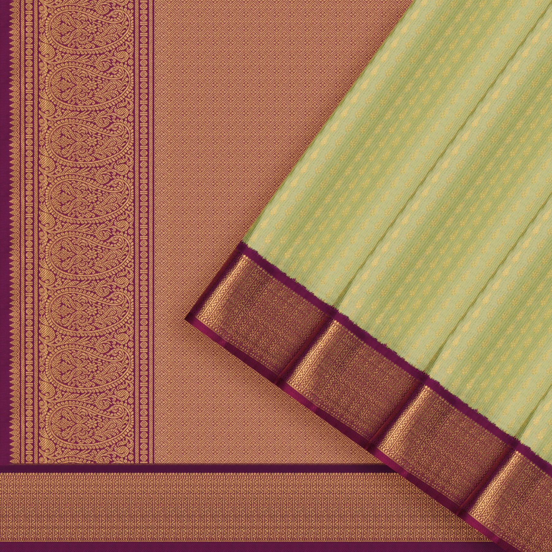 Kanakavalli Kanjivaram Silk Sari 25-110-HS001-06252 - Cover View