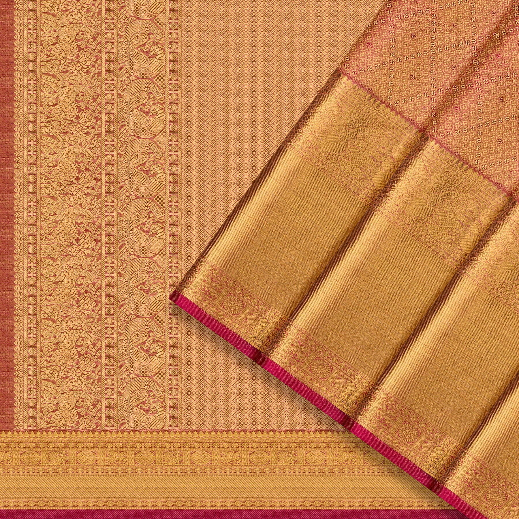 Kanakavalli Kanjivaram Silk Sari 25-110-HS001-06255 - Cover View