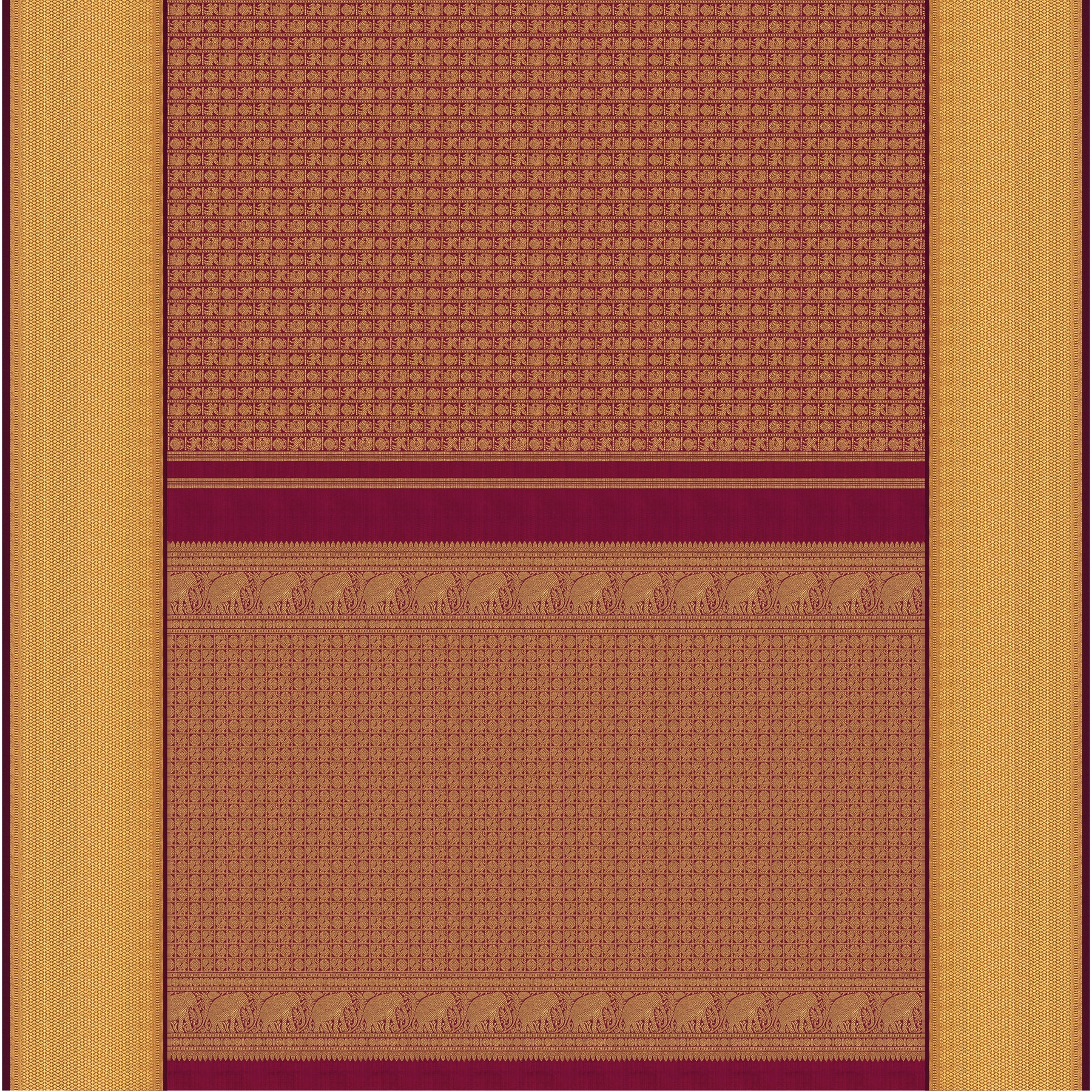 Kanakavalli Kanjivaram Silk Sari 25-110-HS001-06257 - Full View