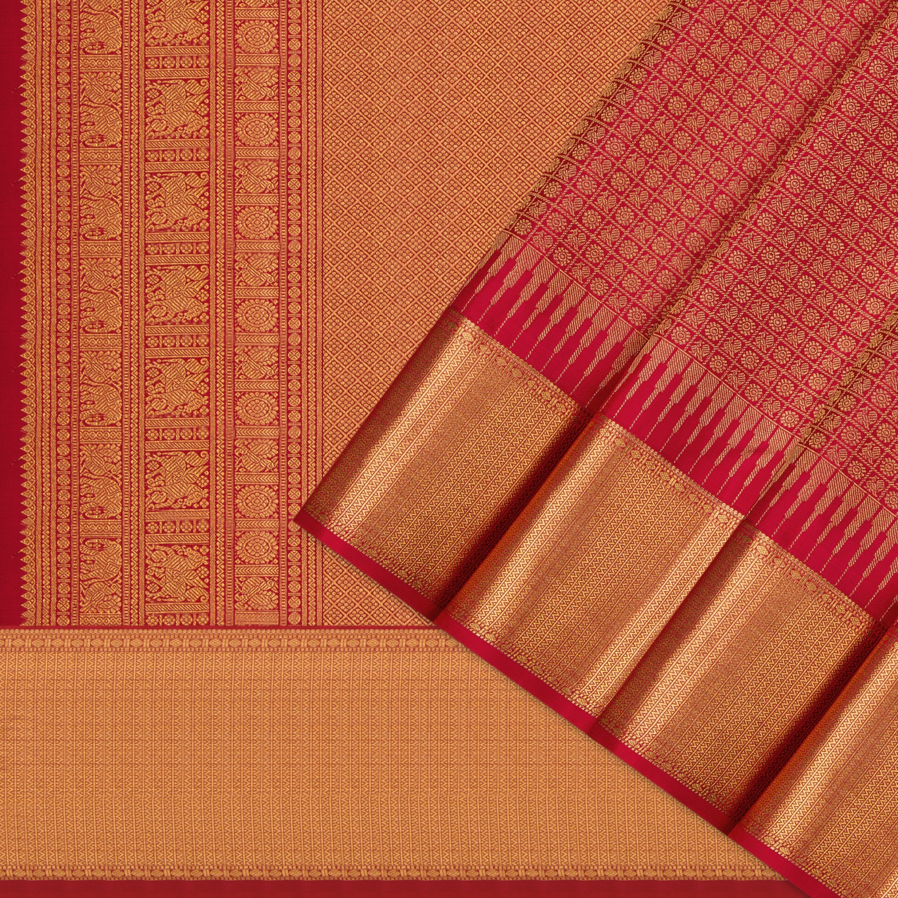 Kanakavalli Kanjivaram Silk Sari 25-110-HS001-06260 - Cover View