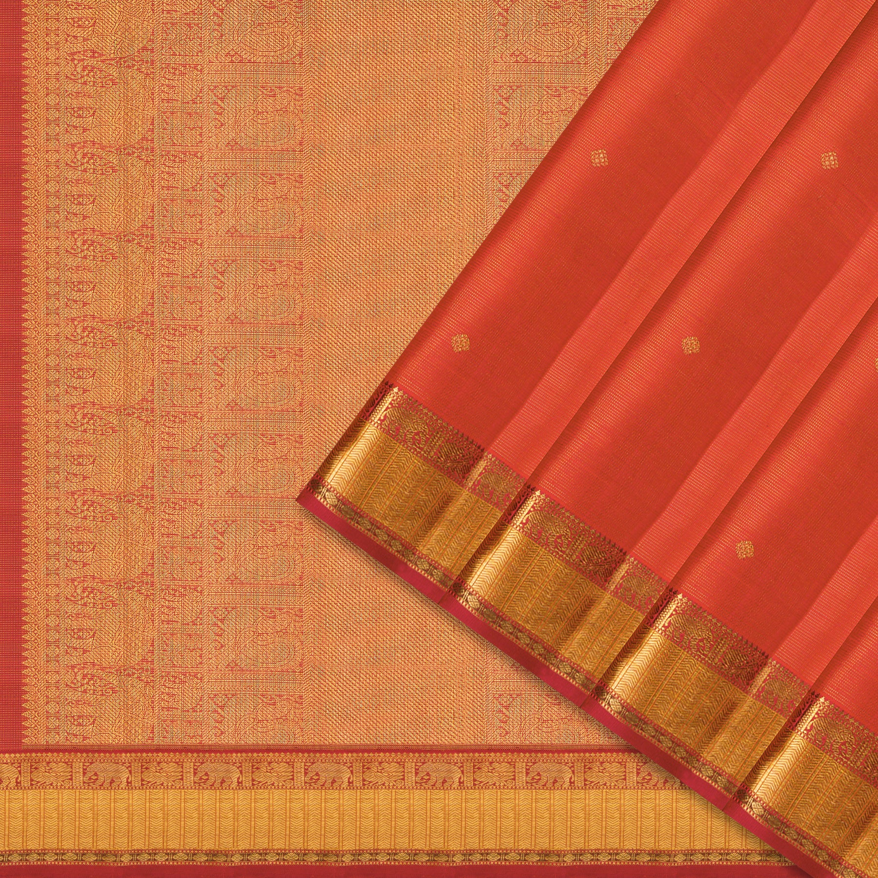 Kanakavalli Kanjivaram Silk Sari 25-110-HS001-06282 - Cover View