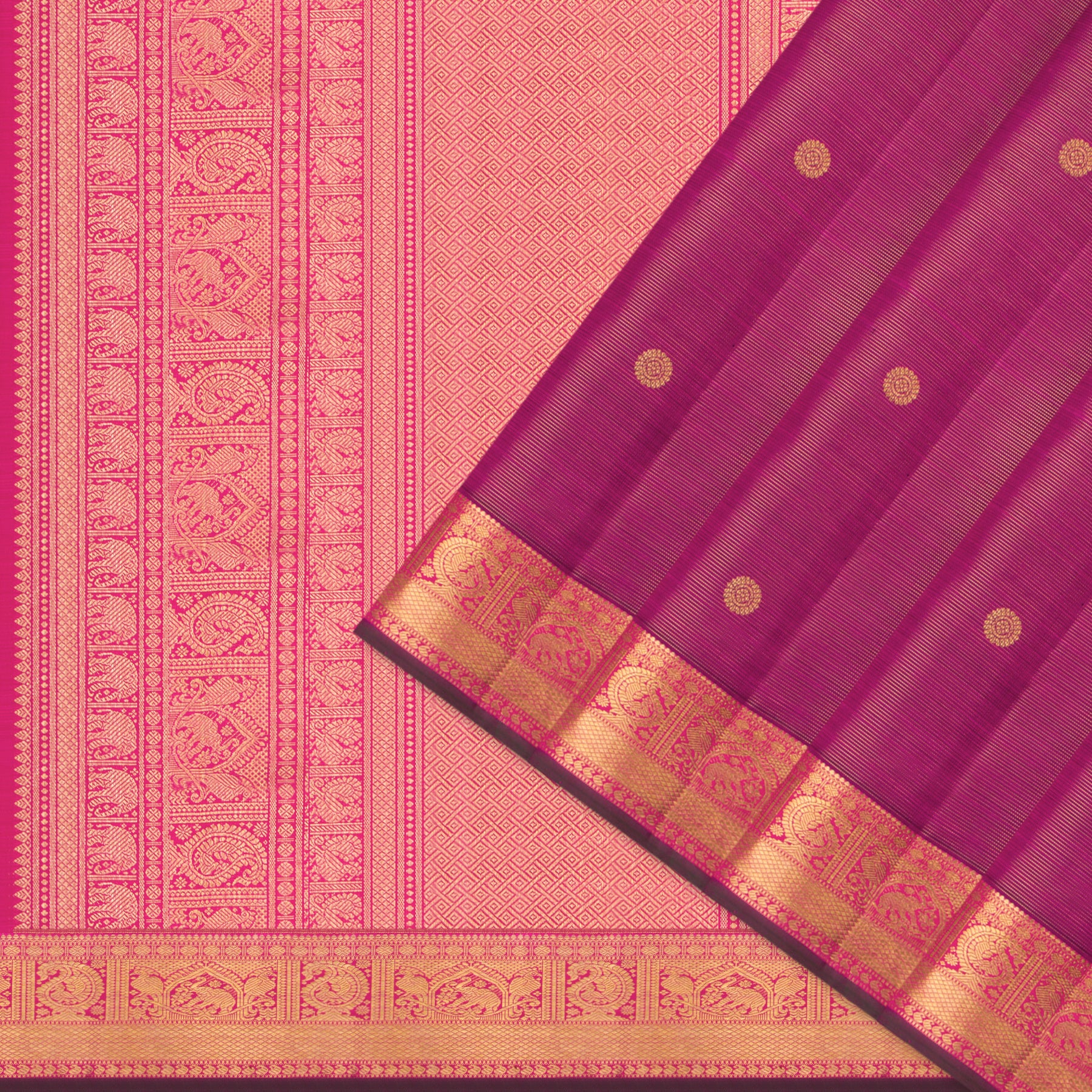 Kanakavalli Kanjivaram Silk Sari 25-110-HS001-06285 - Cover View