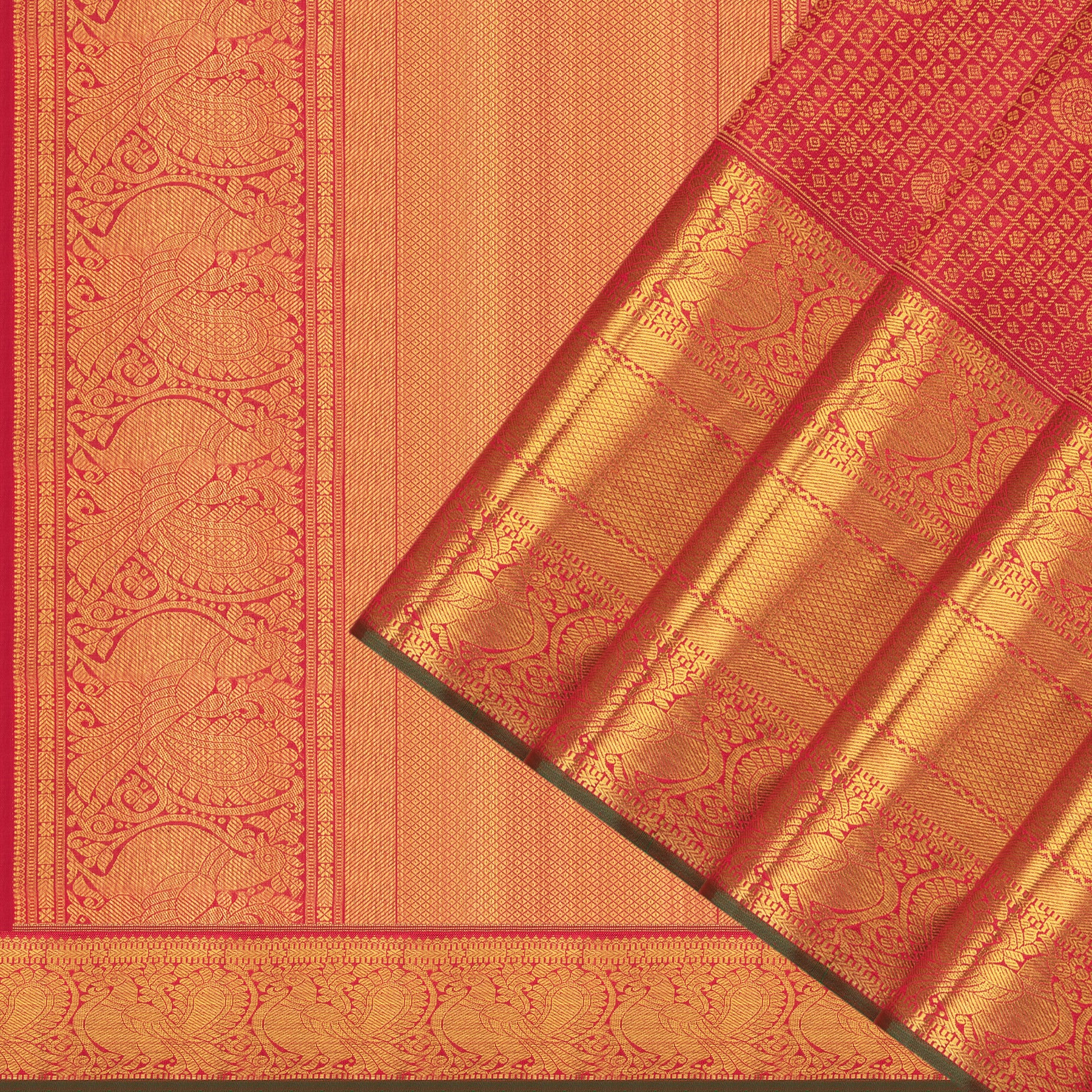 Kanakavalli Kanjivaram Silk Sari 25-110-HS001-07134 - Cover View