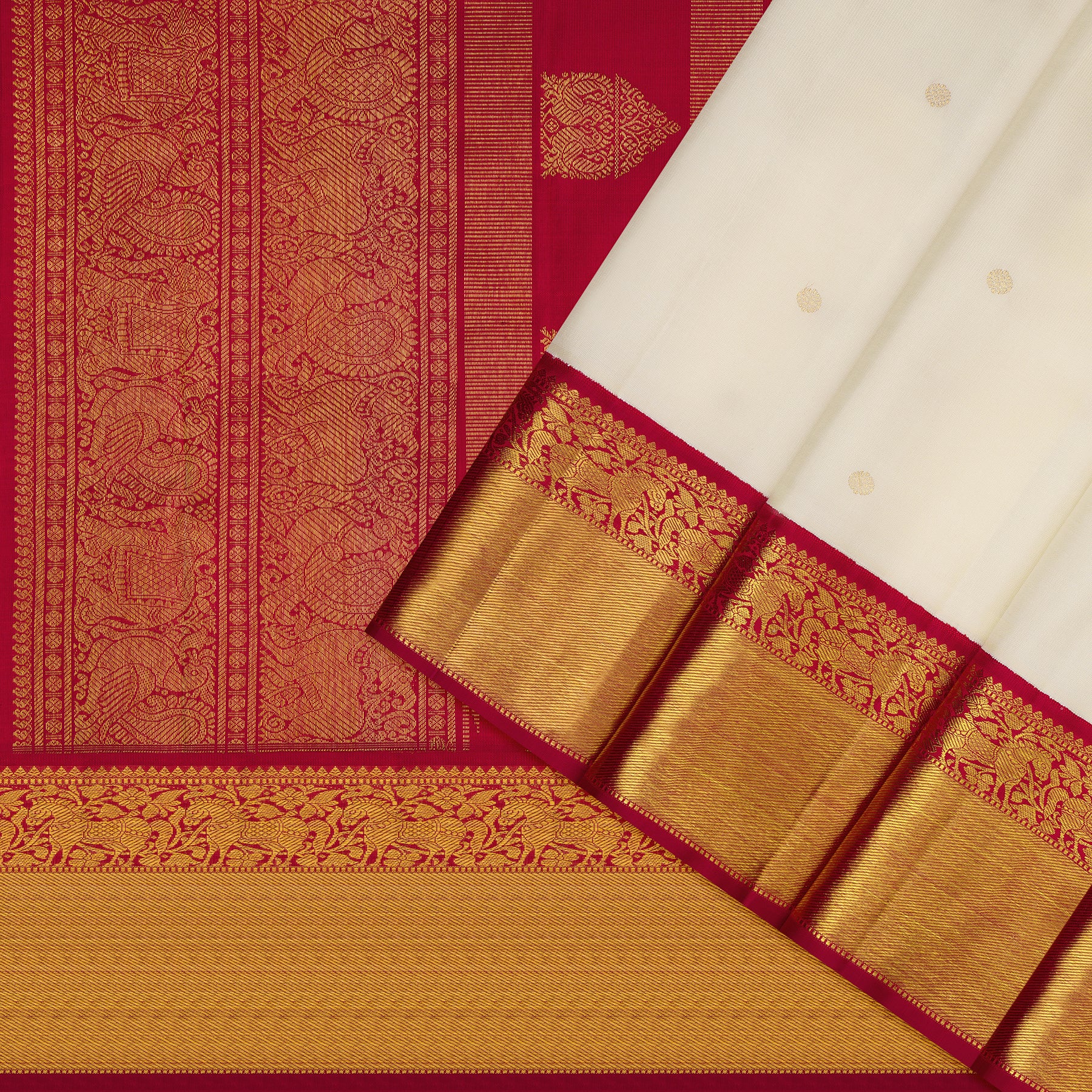 Kanakavalli Kanjivaram Silk Sari 25-110-HS001-07146 - Cover View