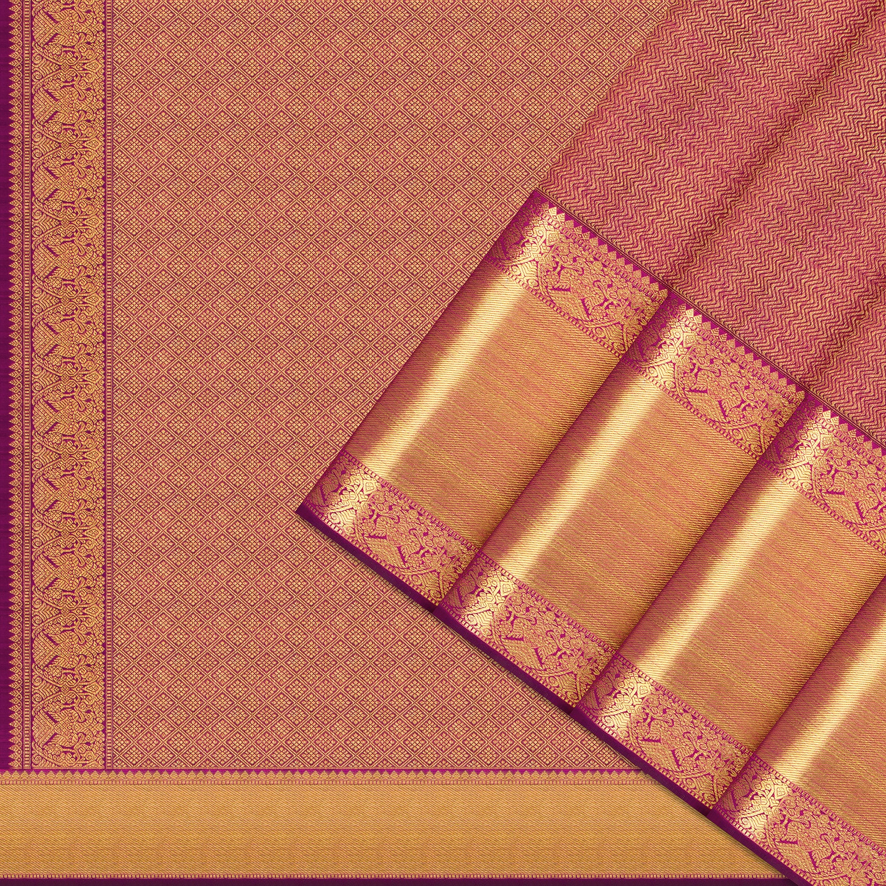 Kanakavalli Kanjivaram Silk Sari 25-110-HS001-07434 - Cover View