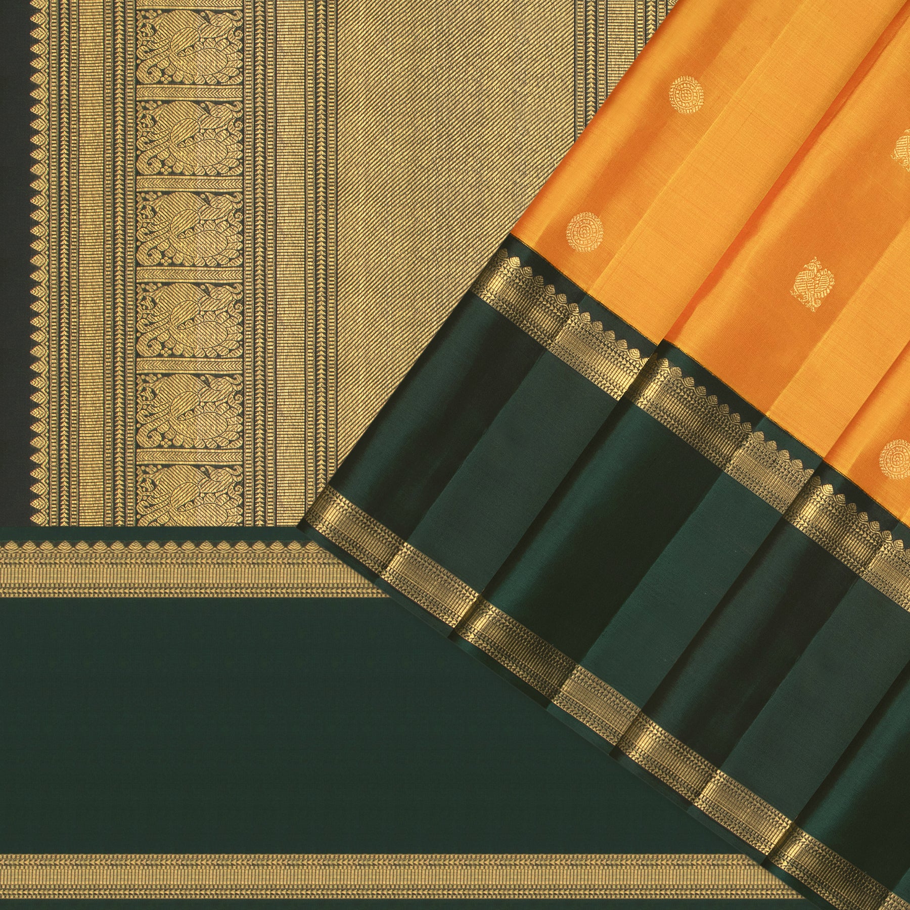 Kanakavalli Kanjivaram Silk Sari 25-110-HS001-07443 - Cover View