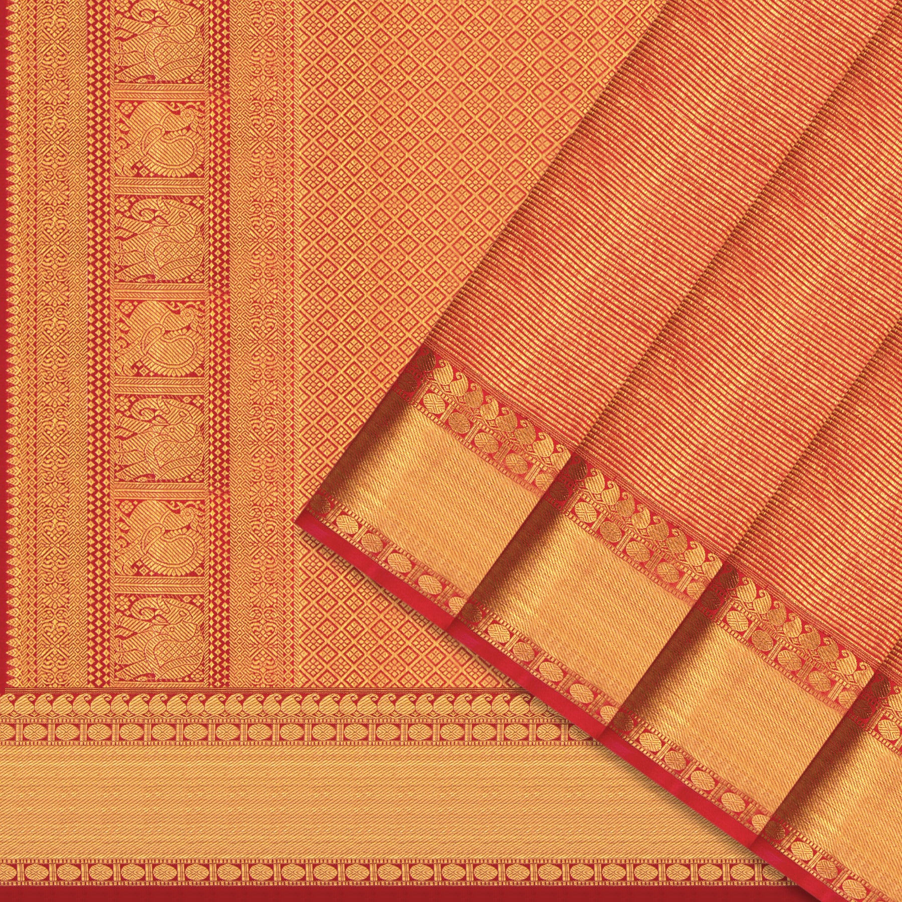 Kanakavalli Kanjivaram Silk Sari 25-110-HS001-09051 - Cover View