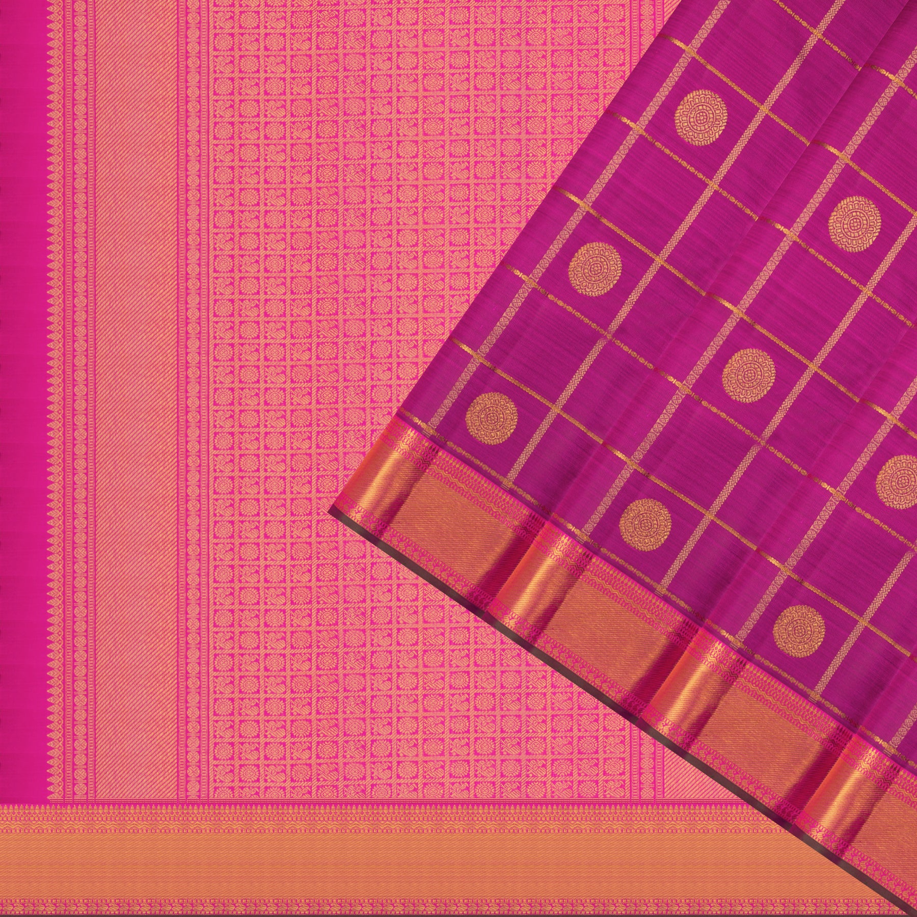 Kanakavalli Kanjivaram Silk Sari 25-110-HS001-07493 - Cover View