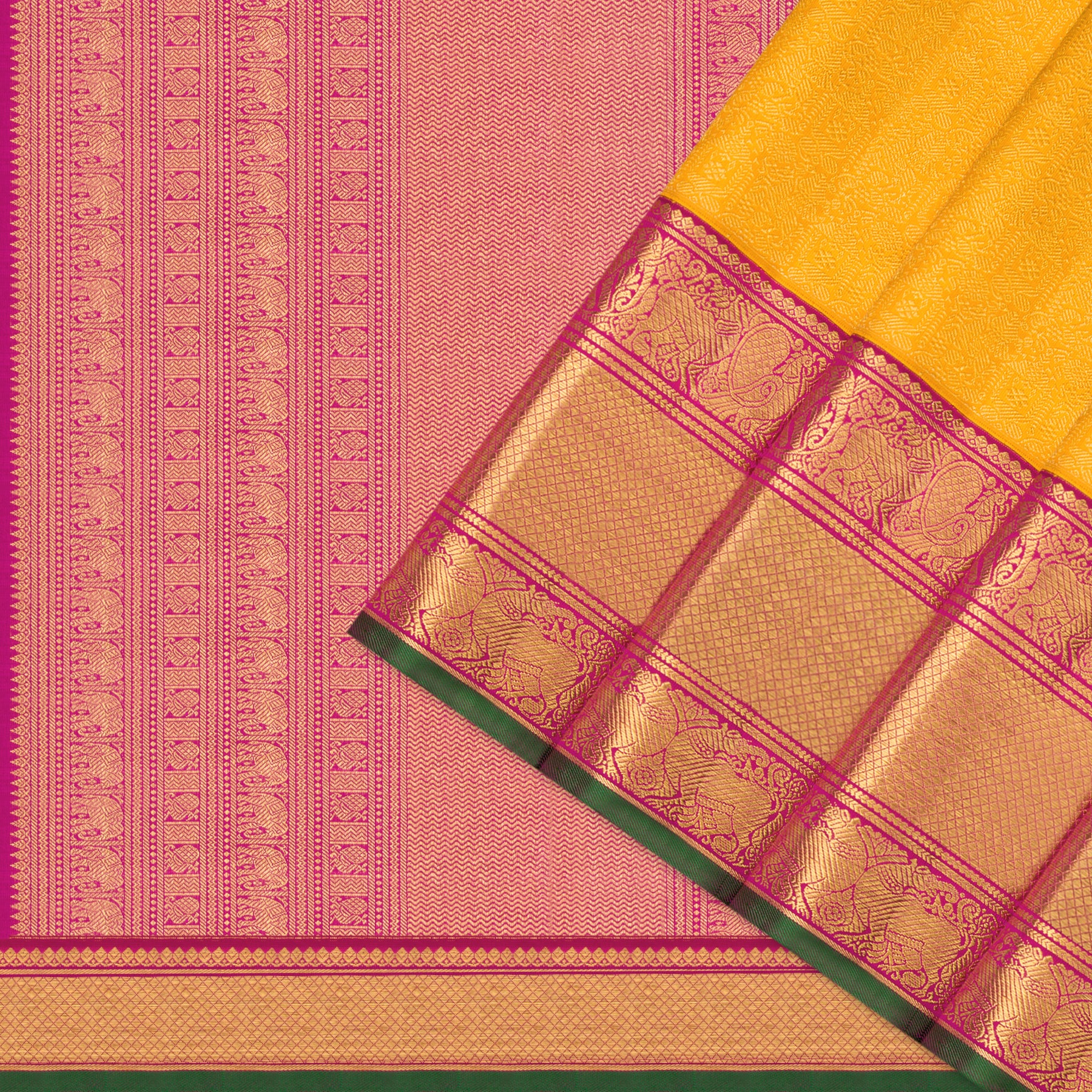 Kanakavalli Kanjivaram Silk Sari 25-110-HS001-08073 - Cover View