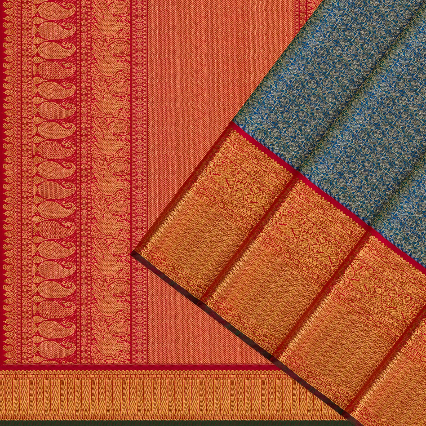 Kanakavalli Kanjivaram Silk Sari 25-110-HS001-08112 - Cover View