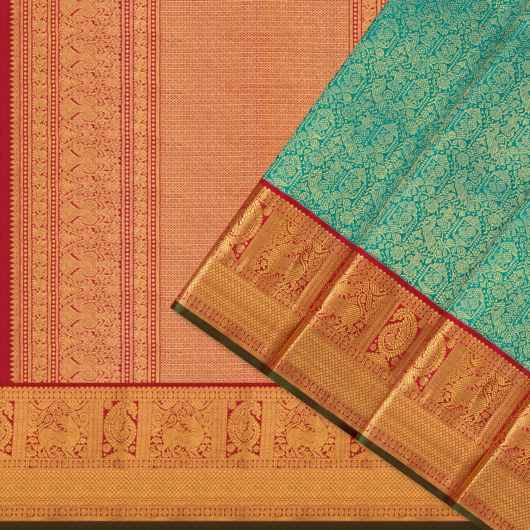 Kanakavalli Kanjivaram Silk Sari 25-110-HS001-08114 - Cover View