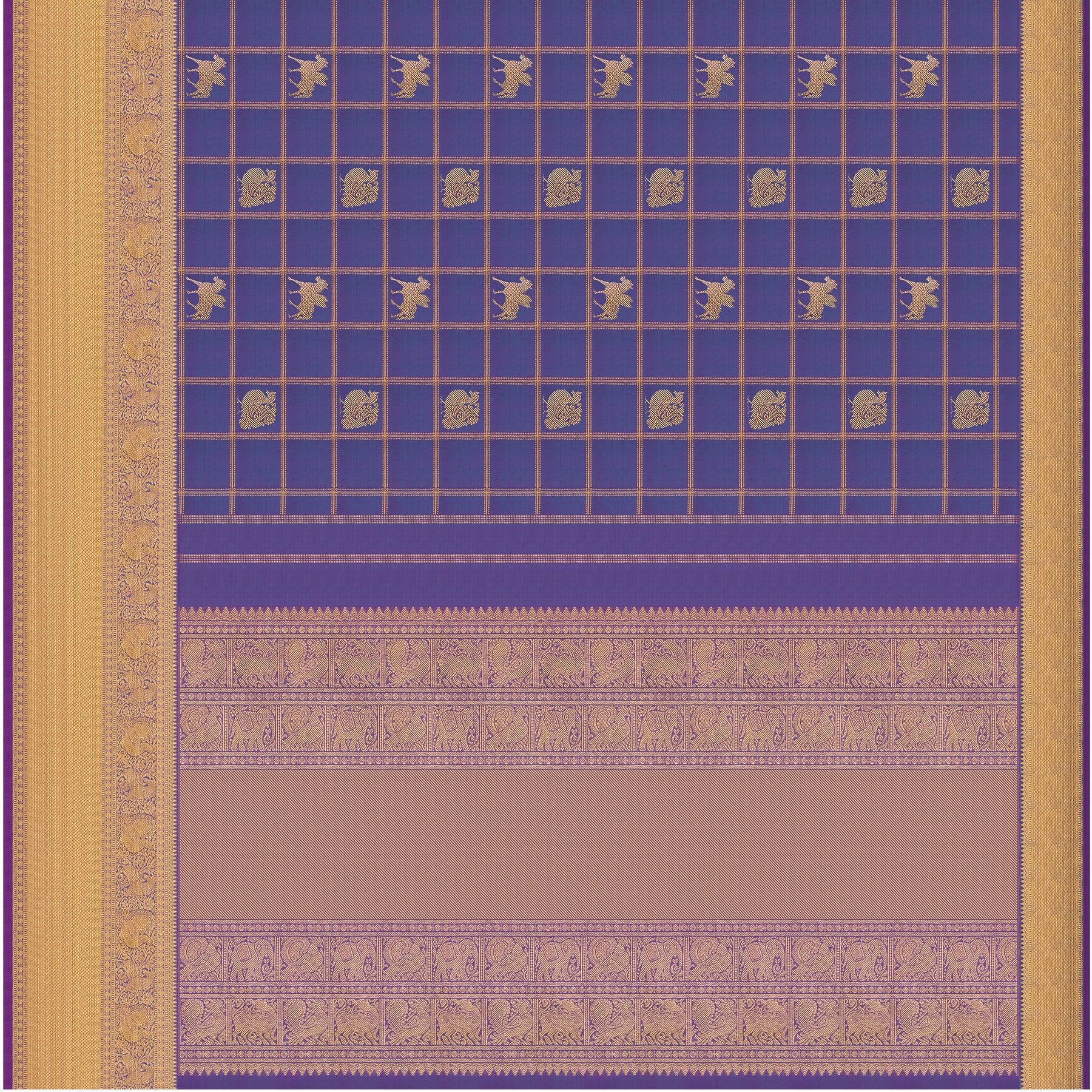 Kanakavalli Kanjivaram Silk Sari 25-110-HS001-08118 - Full View