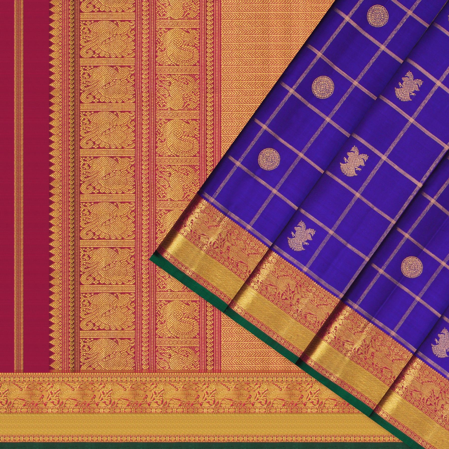 Kanakavalli Kanjivaram Silk Sari 25-110-HS001-08121 - Cover View