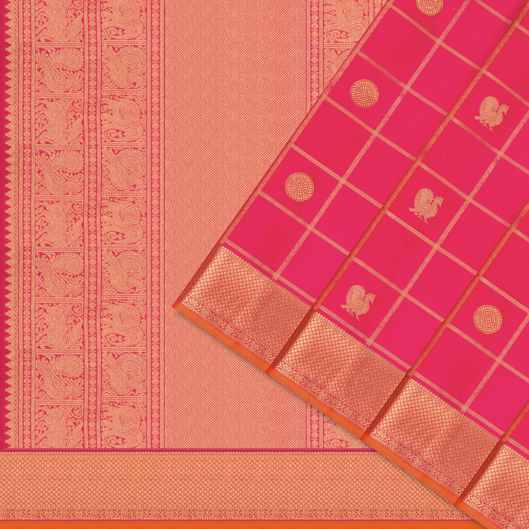 Kanakavalli Kanjivaram Silk Sari 25-110-HS001-08122 - Cover View