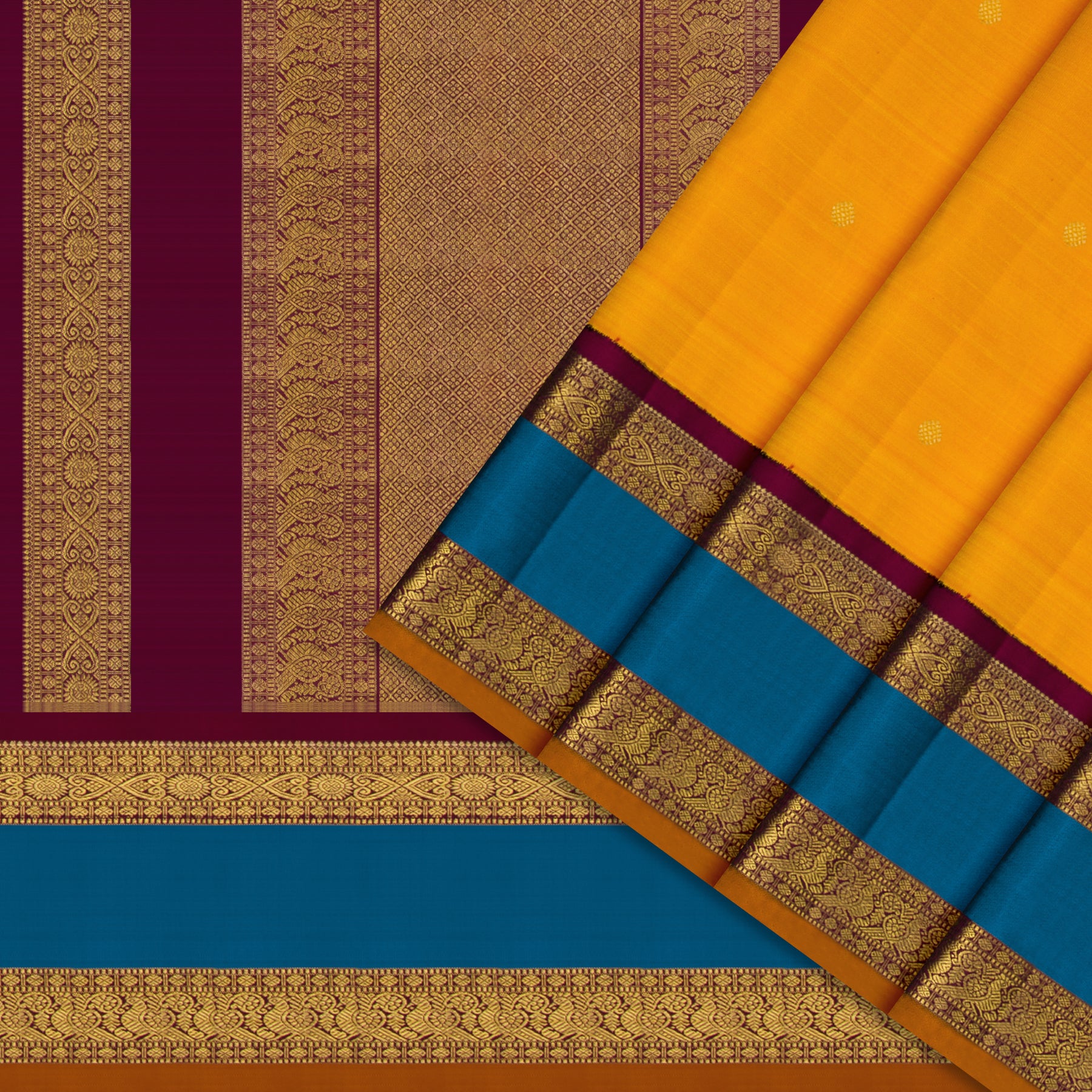 Kanakavalli Kanjivaram Silk Sari 25-110-HS001-08146 - Cover View